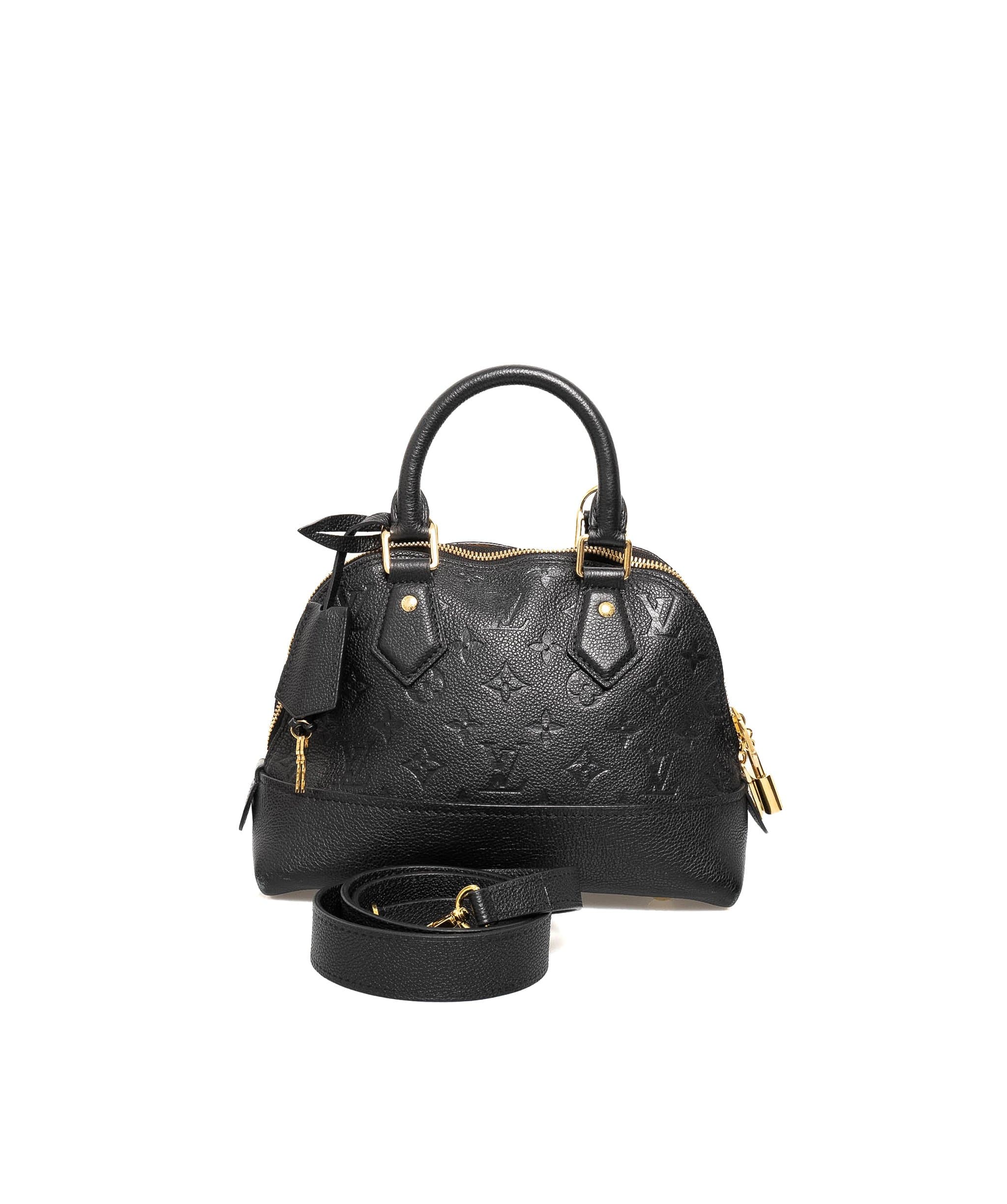 Louis Vuitton Louis Vuitton Black Empriente Leather Alma BB Bag - AGL1400