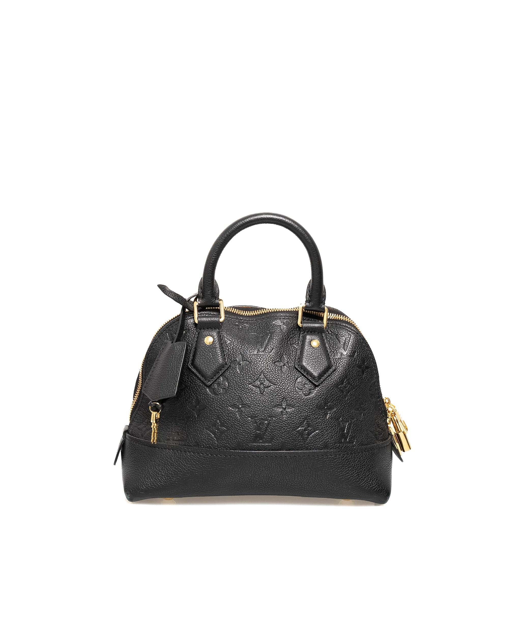 Louis Vuitton Louis Vuitton Black Empriente Leather Alma BB Bag - AGL1400