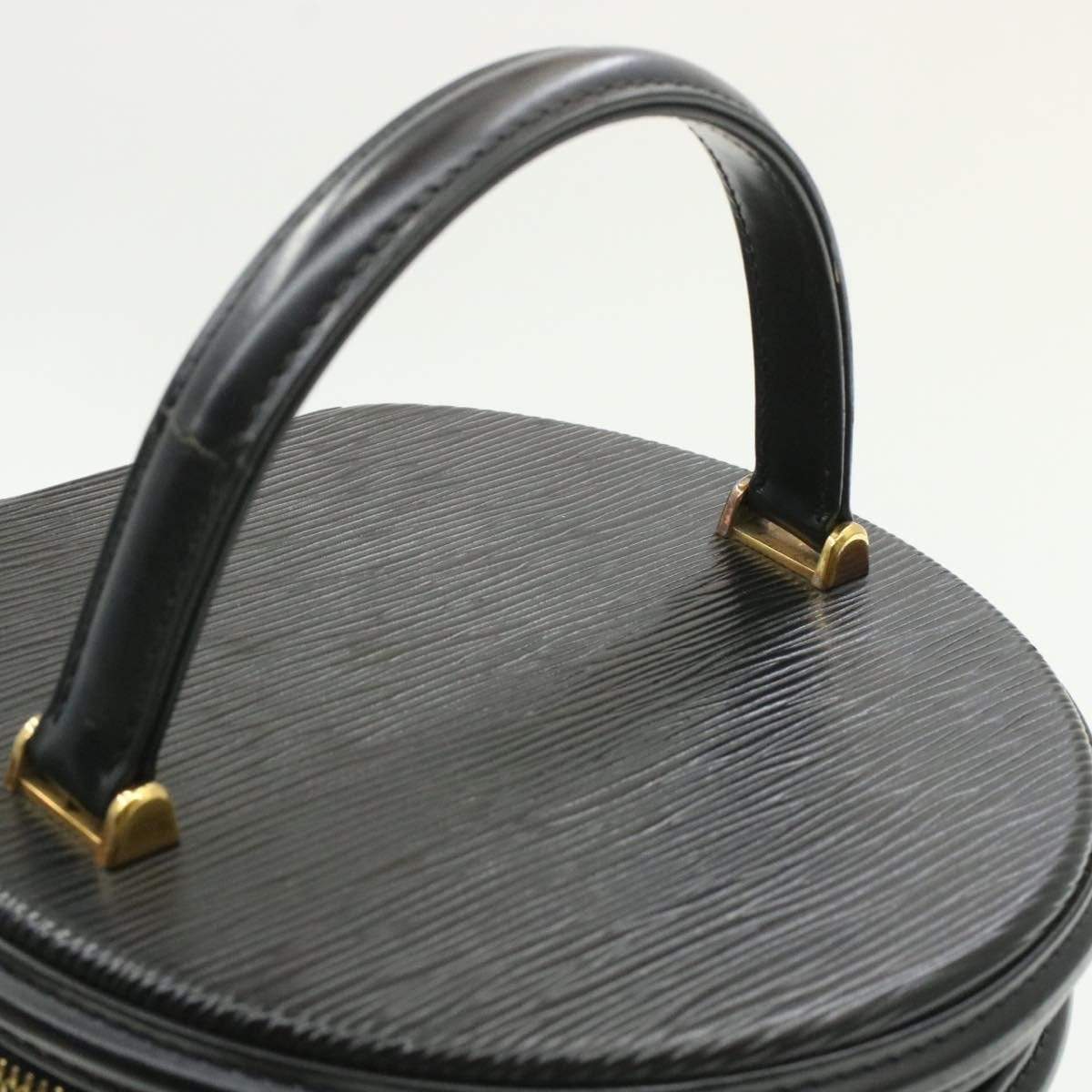 Louis Vuitton LOUIS VUITTON Black Epi Cannes Vanity Hand Bag