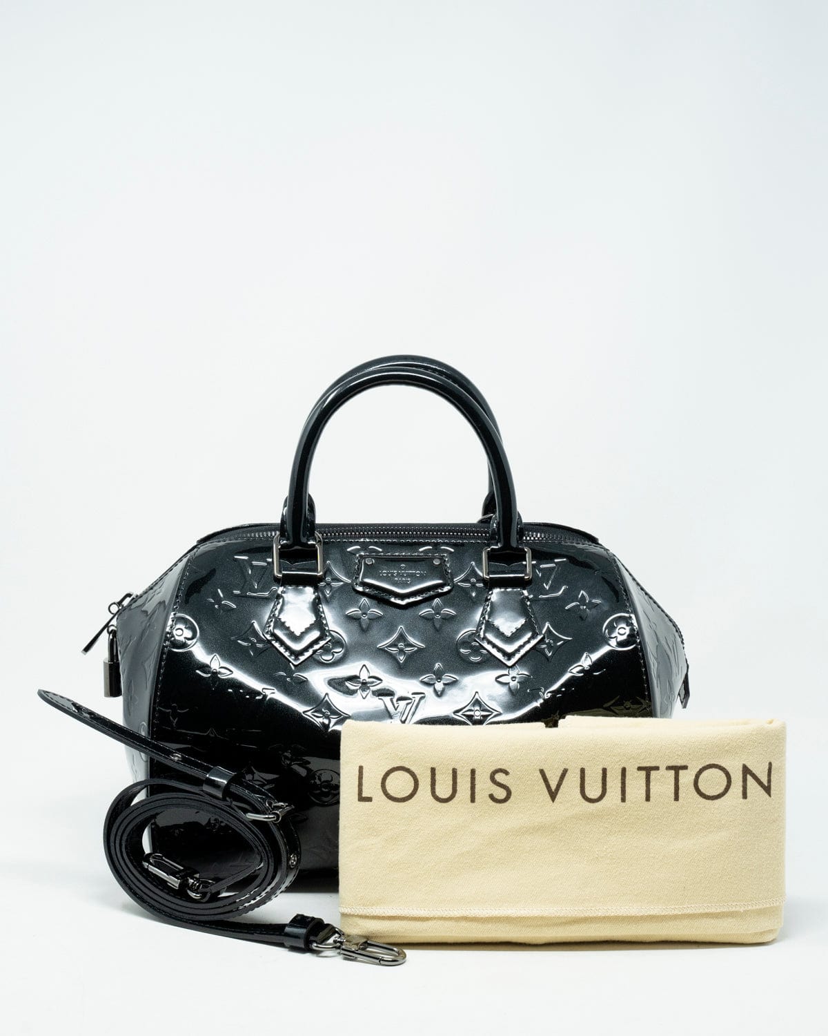 Louis vuitton Louis Vuitton Black Patent speedy Leather - ADL1960