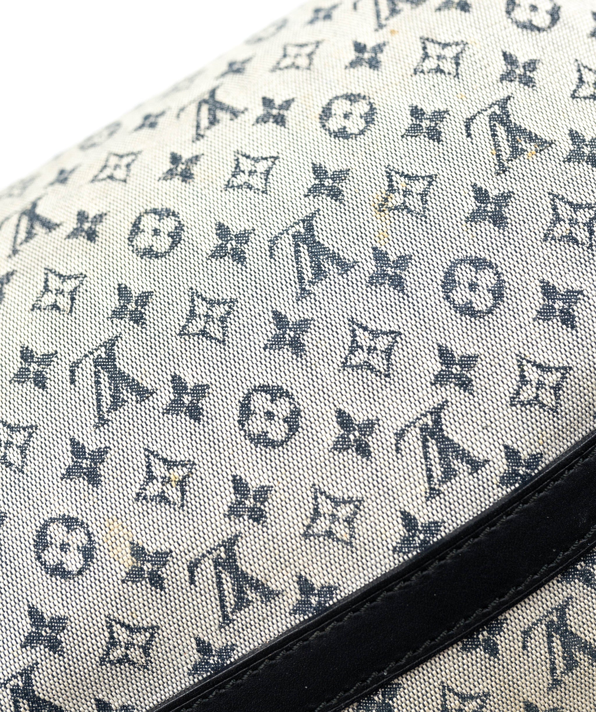 Louis Vuitton Louis Vuitton Blue Monogram Mini Lin Canvas Josephine PM Bag RJL1380