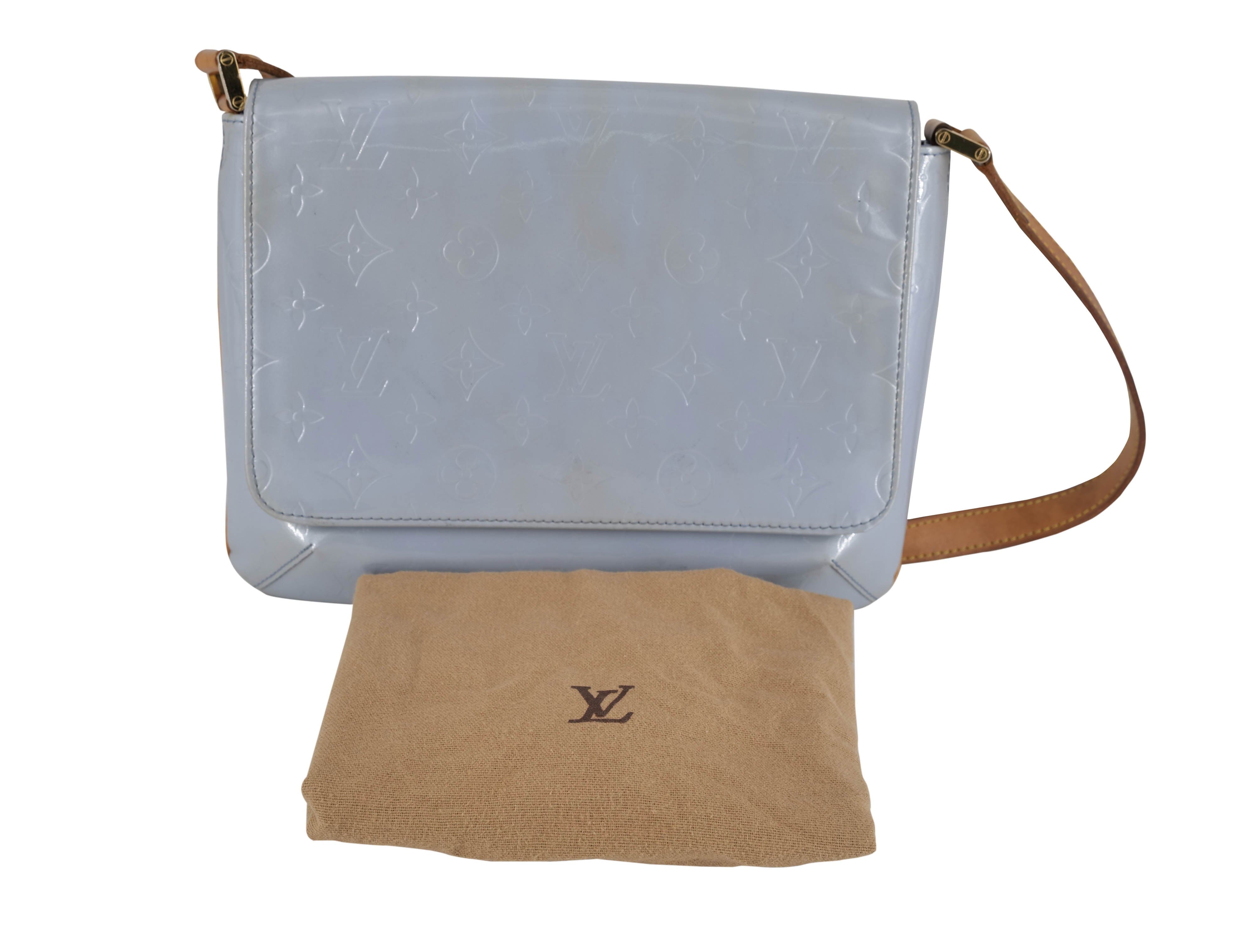 Louis Vuitton Louis Vuitton Blue Vernis Satchel RJL1524