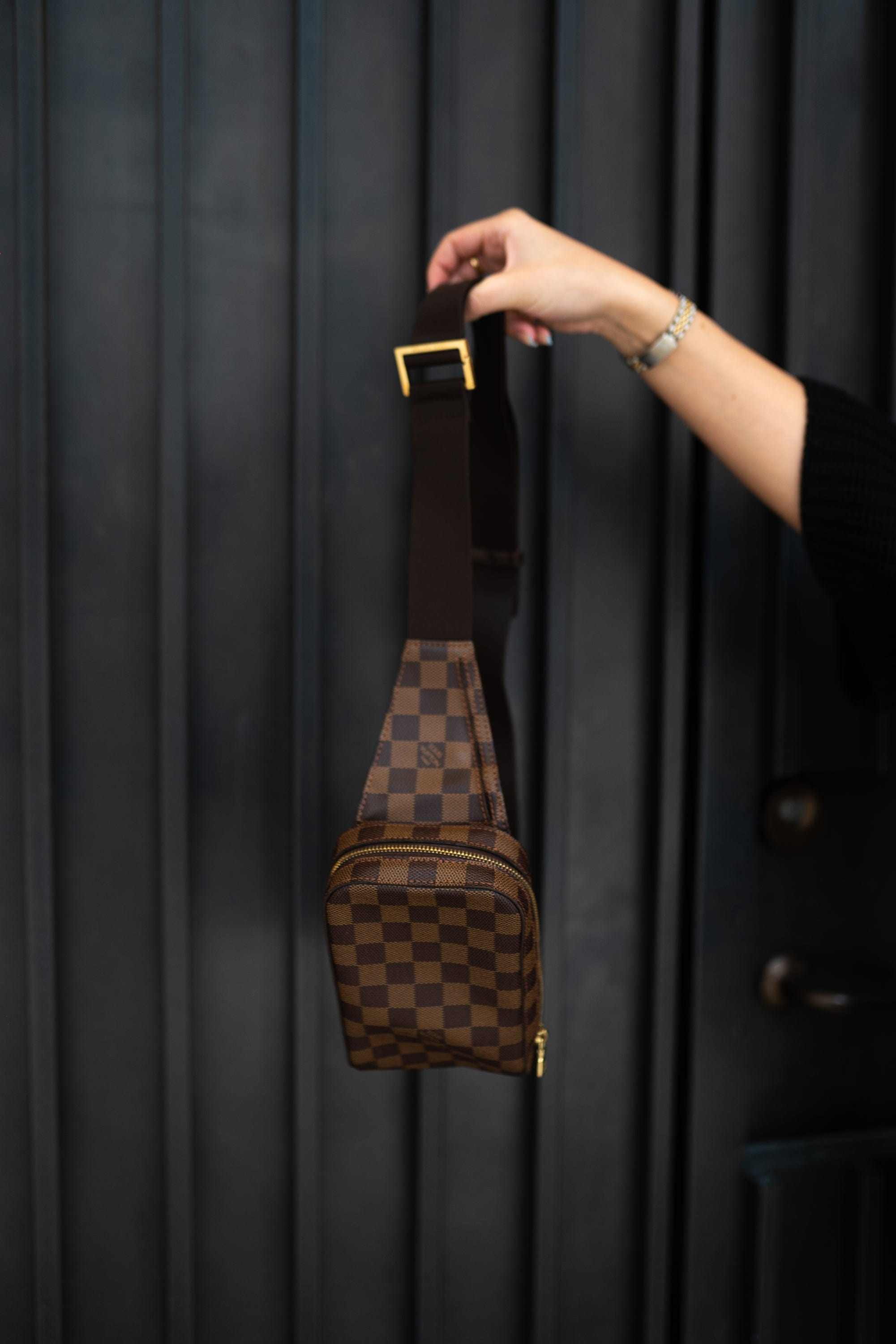 Louis Vuitton Louis Vuitton Brown Damier Crossbody Pouch Bag - AGL1744