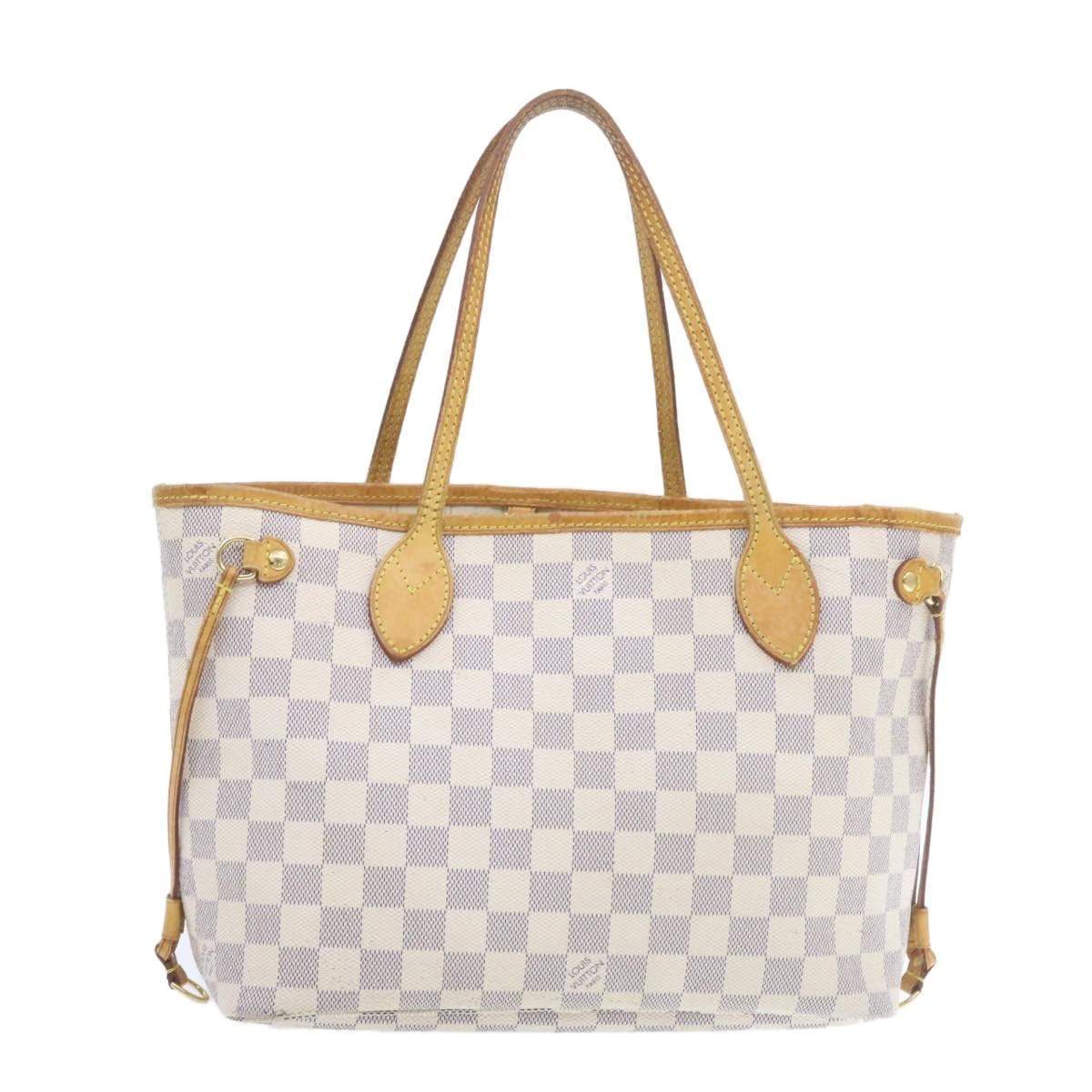 Louis Vuitton LOUIS VUITTON Damier Azur Neverfull PM Tote Bag VI1191