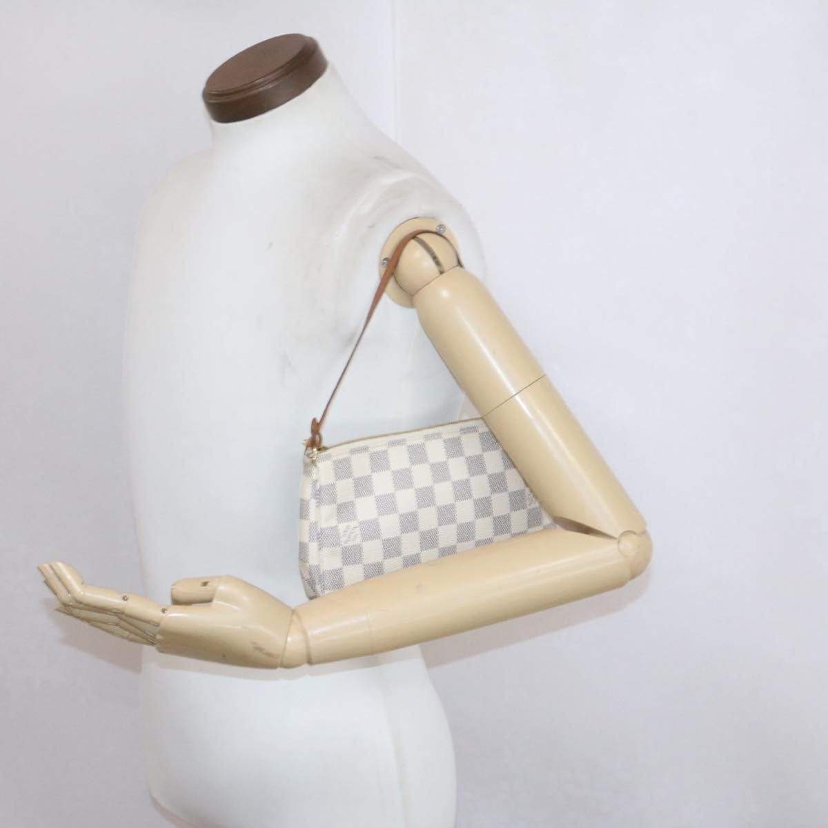 Louis Vuitton LOUIS VUITTON Damier Azur Pochette Accessoires Pouch CA0057