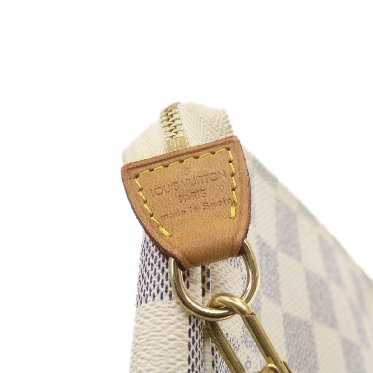 Louis Vuitton LOUIS VUITTON Damier Azur Pochette Accessoires Pouch CA0057