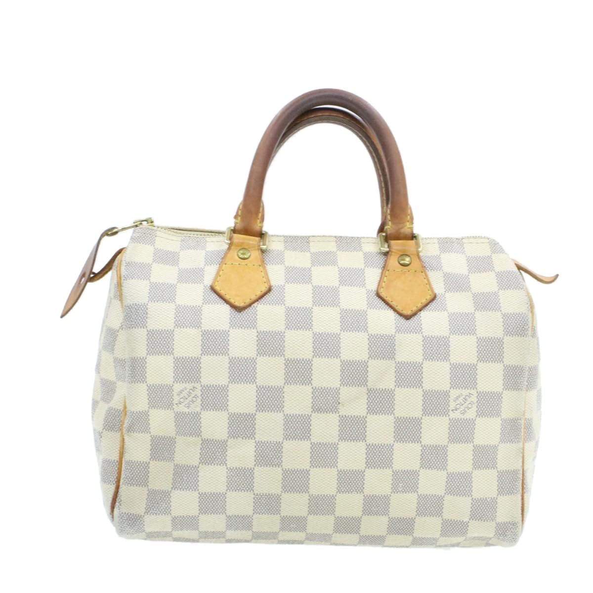 Louis Vuitton LOUIS VUITTON Damier Azur Speedy 25 Hand Bag SP2047