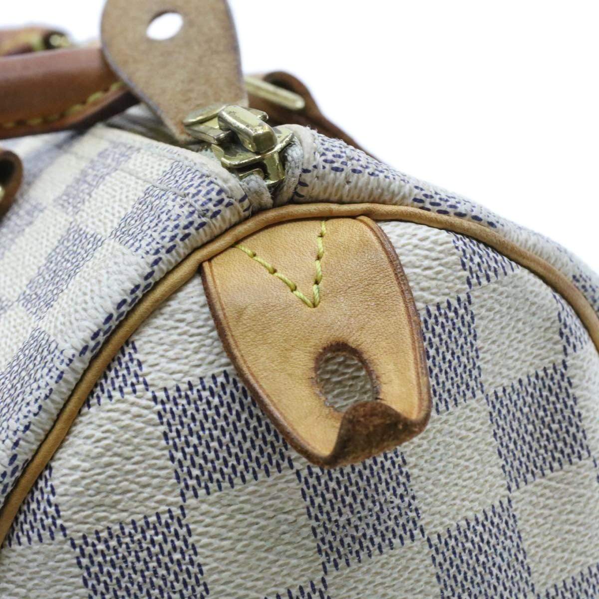 Louis Vuitton LOUIS VUITTON Damier Azur Speedy 25 Hand Bag SP2047