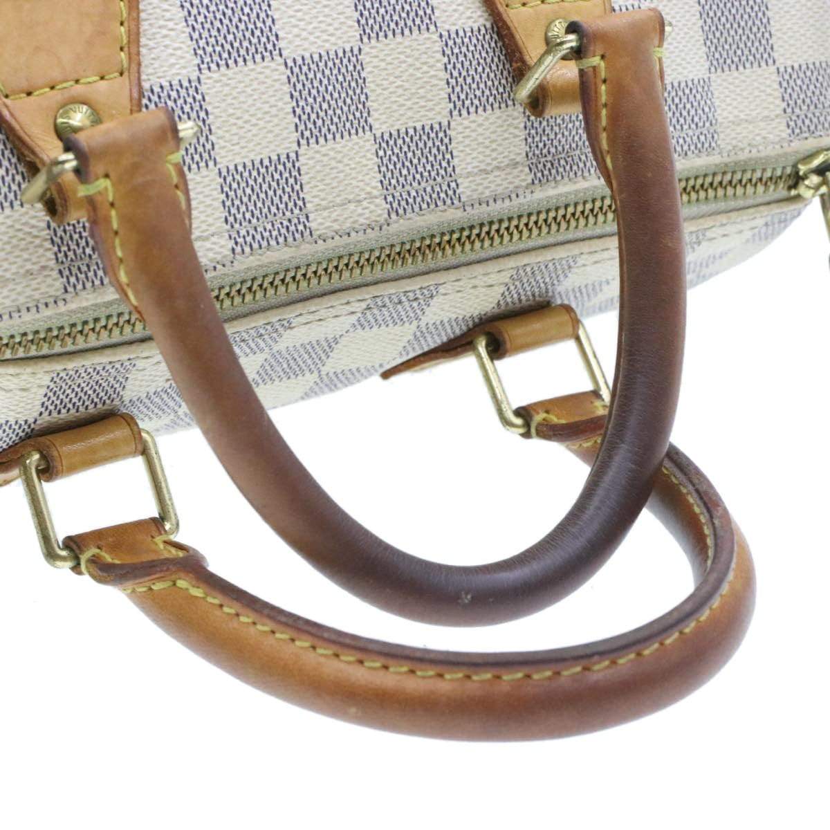 Louis Vuitton LOUIS VUITTON Damier Azur Speedy 25 Hand Bag SP2047