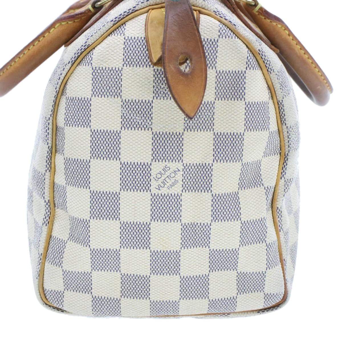 Louis Vuitton LOUIS VUITTON Damier Azur Speedy 25 Hand Bag SP2047