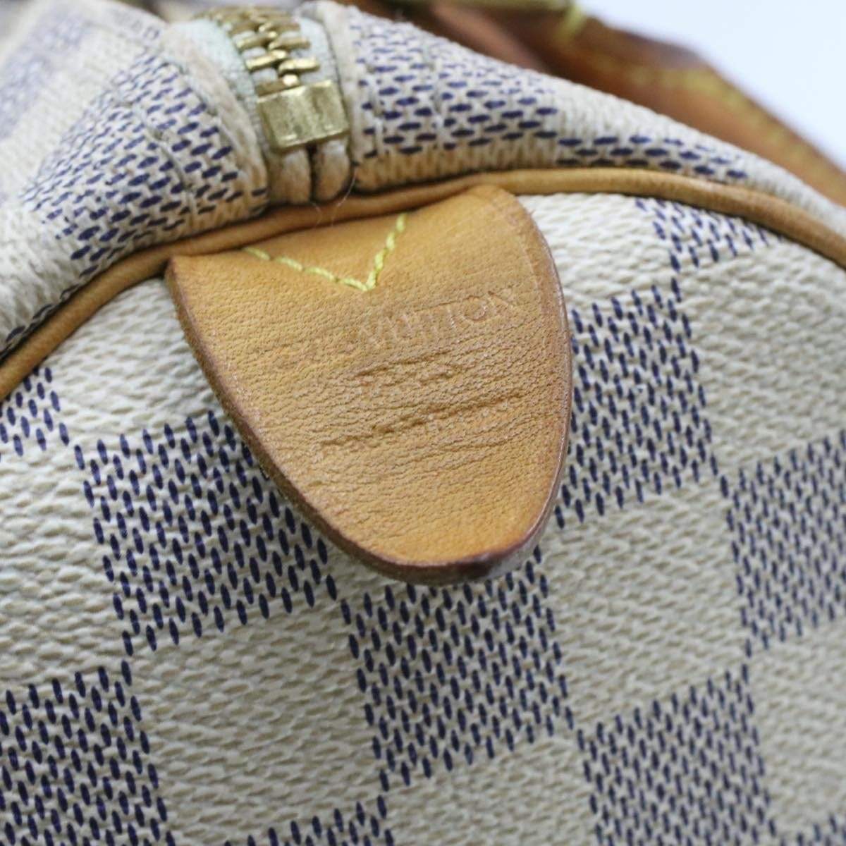 Louis Vuitton LOUIS VUITTON Damier Azur Speedy 25 Hand Bag SP2047