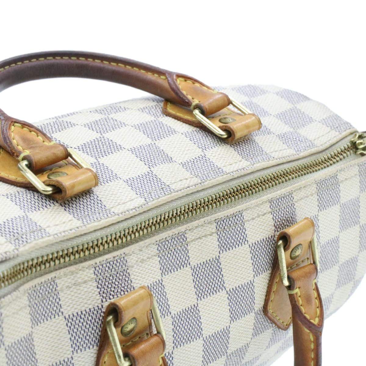 Louis Vuitton LOUIS VUITTON Damier Azur Speedy 25 Hand Bag SP2047