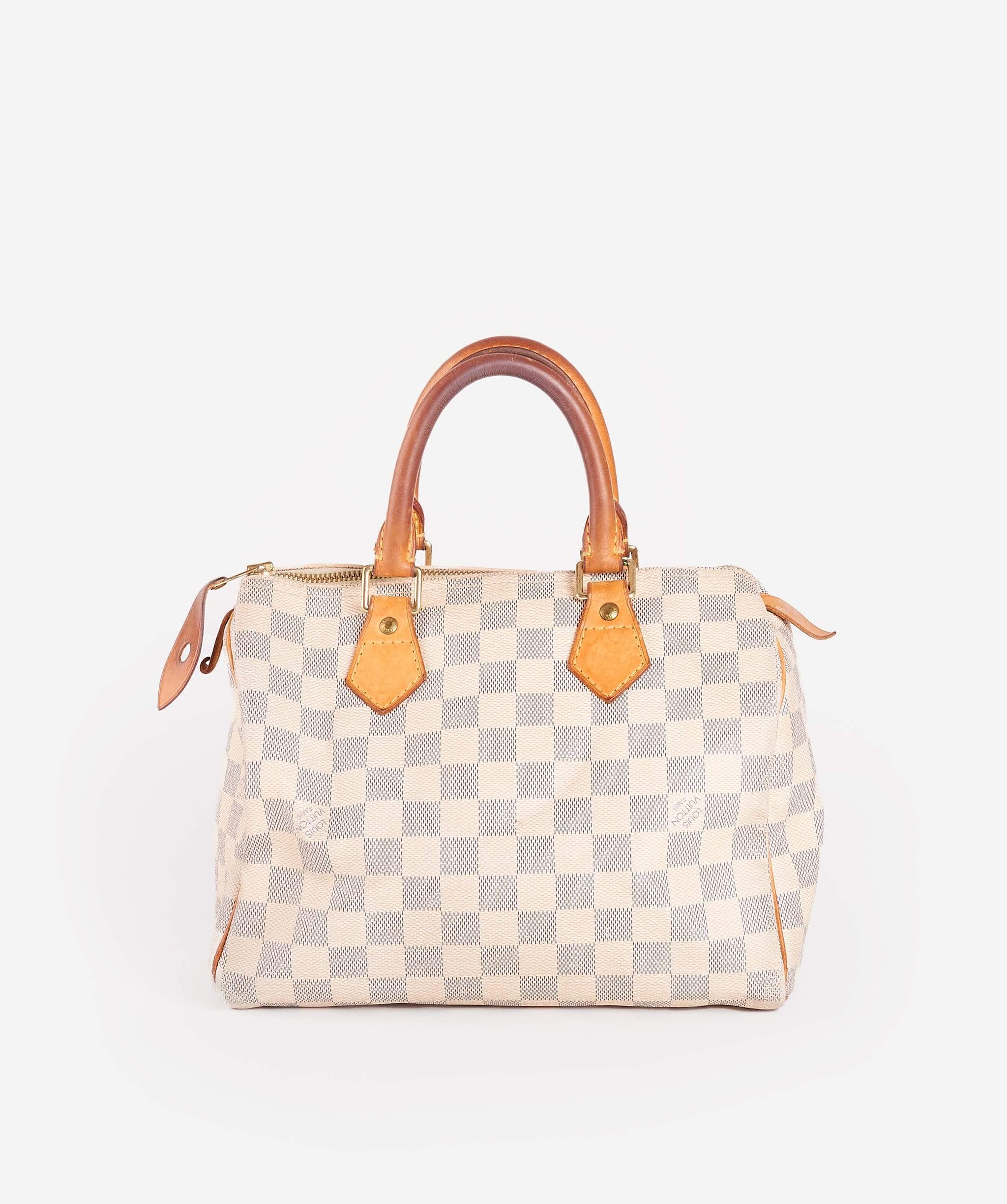 Louis Vuitton LOUIS VUITTON Damier Azur Speedy 25 Hand Bag SP2047