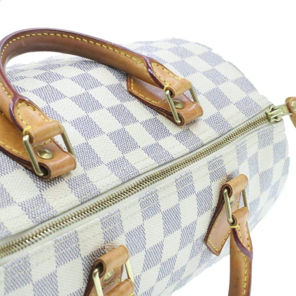 Louis Vuitton LOUIS VUITTON Damier Azur Speedy 30 Hand Bag LV DU2029