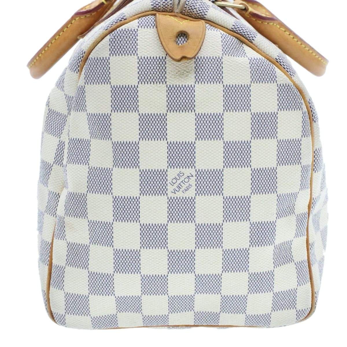 Louis Vuitton LOUIS VUITTON Damier Azur Speedy 30 Hand Bag LV DU2029