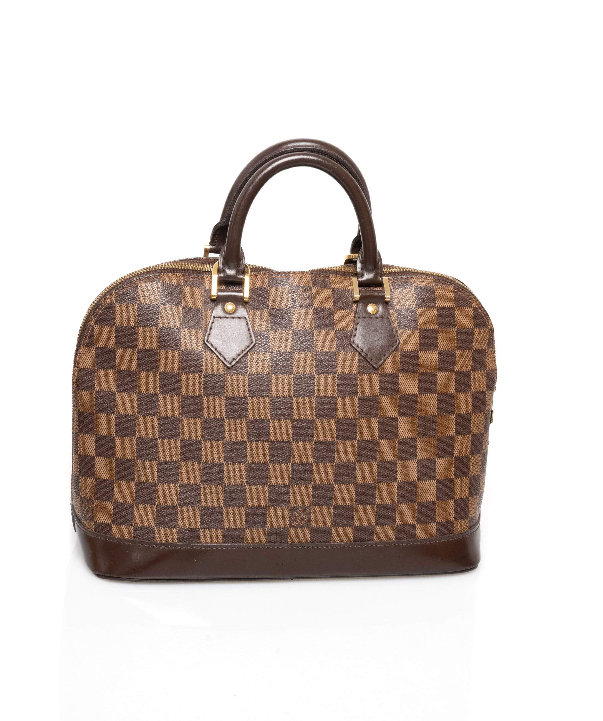 Louis Vuitton LOUIS VUITTON Damier Ebene Alma Hand Bag MM - AWL1647