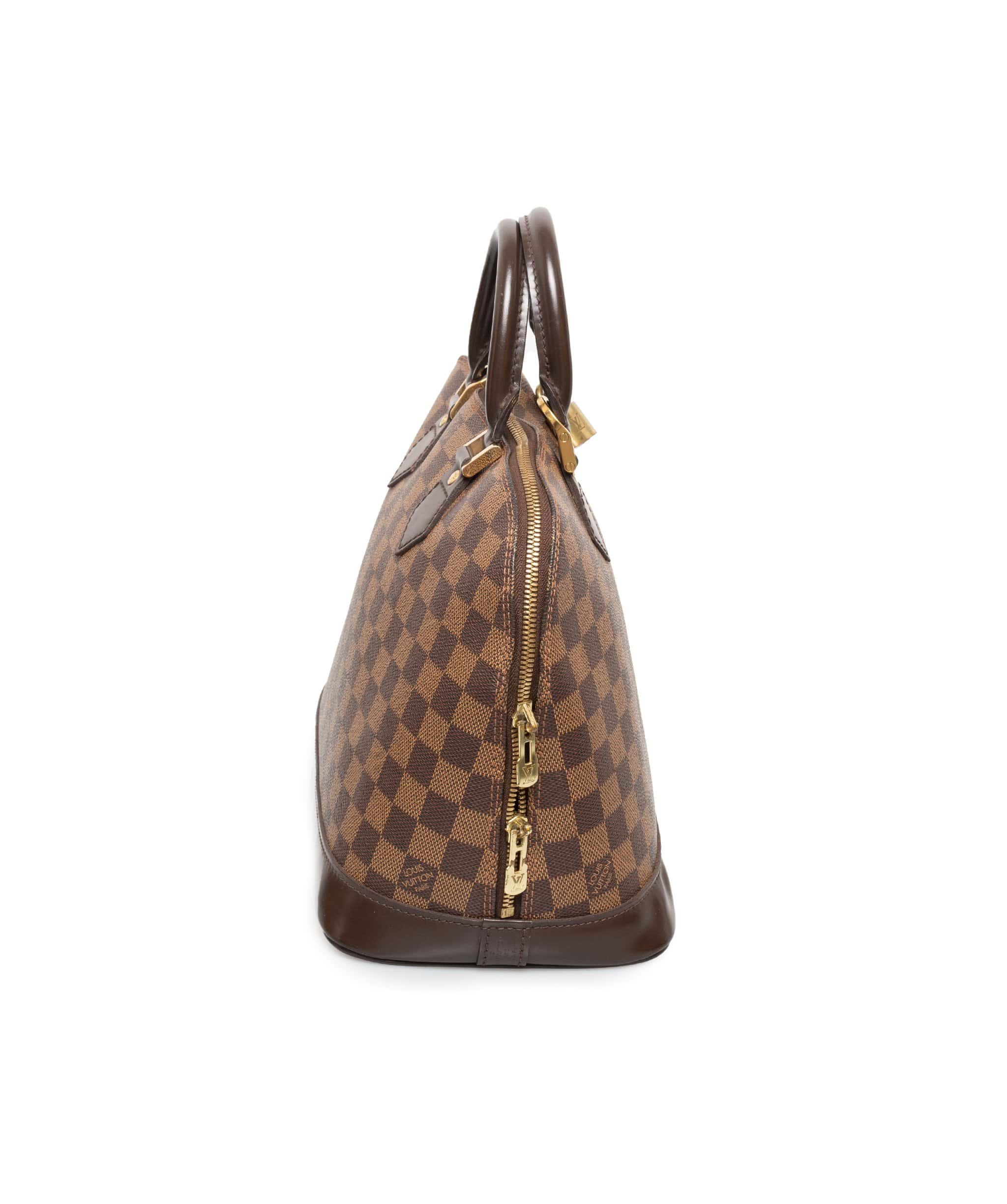 Louis Vuitton LOUIS VUITTON Damier Ebene Alma Hand Bag MM - AWL1647