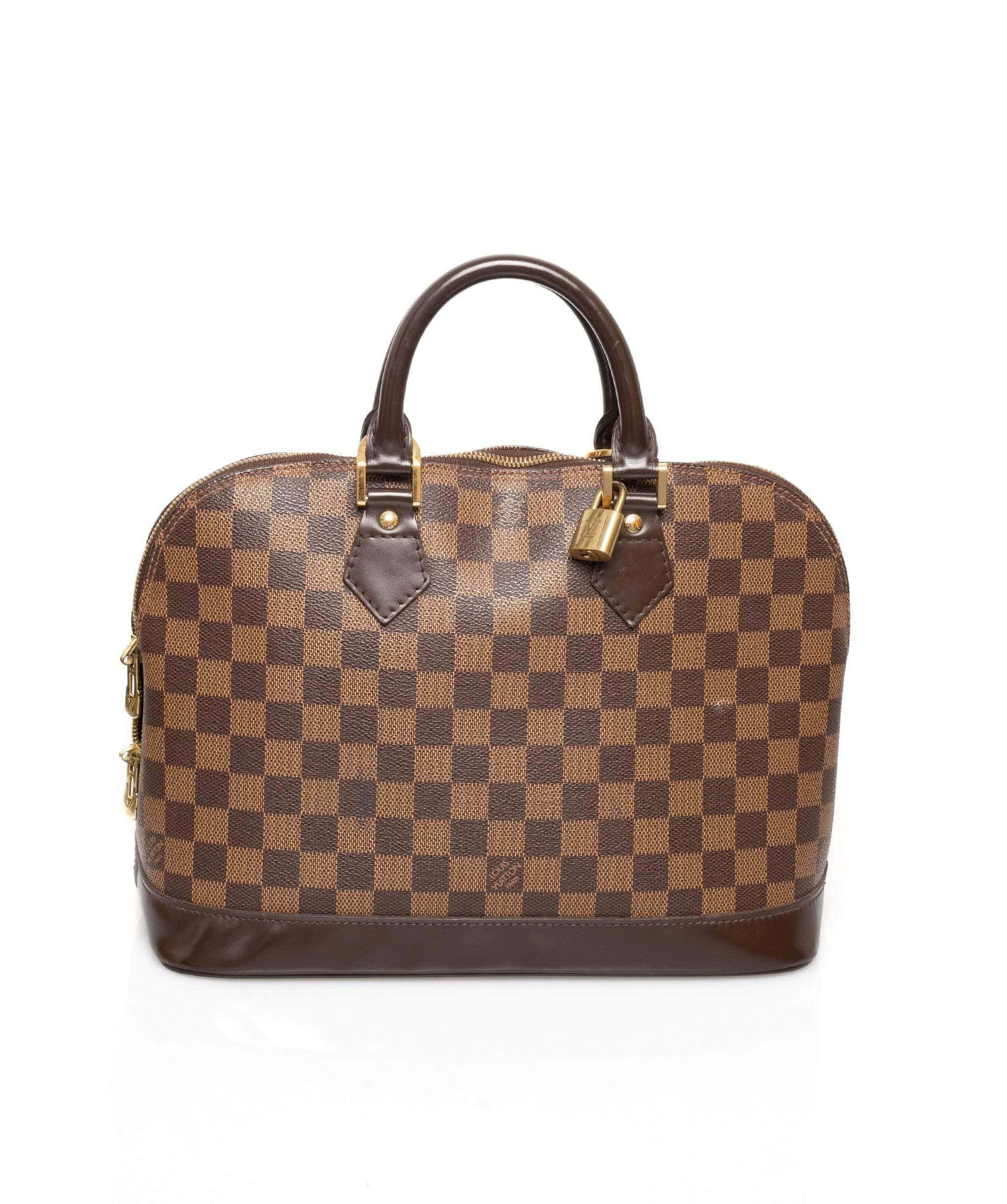 Louis Vuitton LOUIS VUITTON Damier Ebene Alma Hand Bag MM - AWL1647