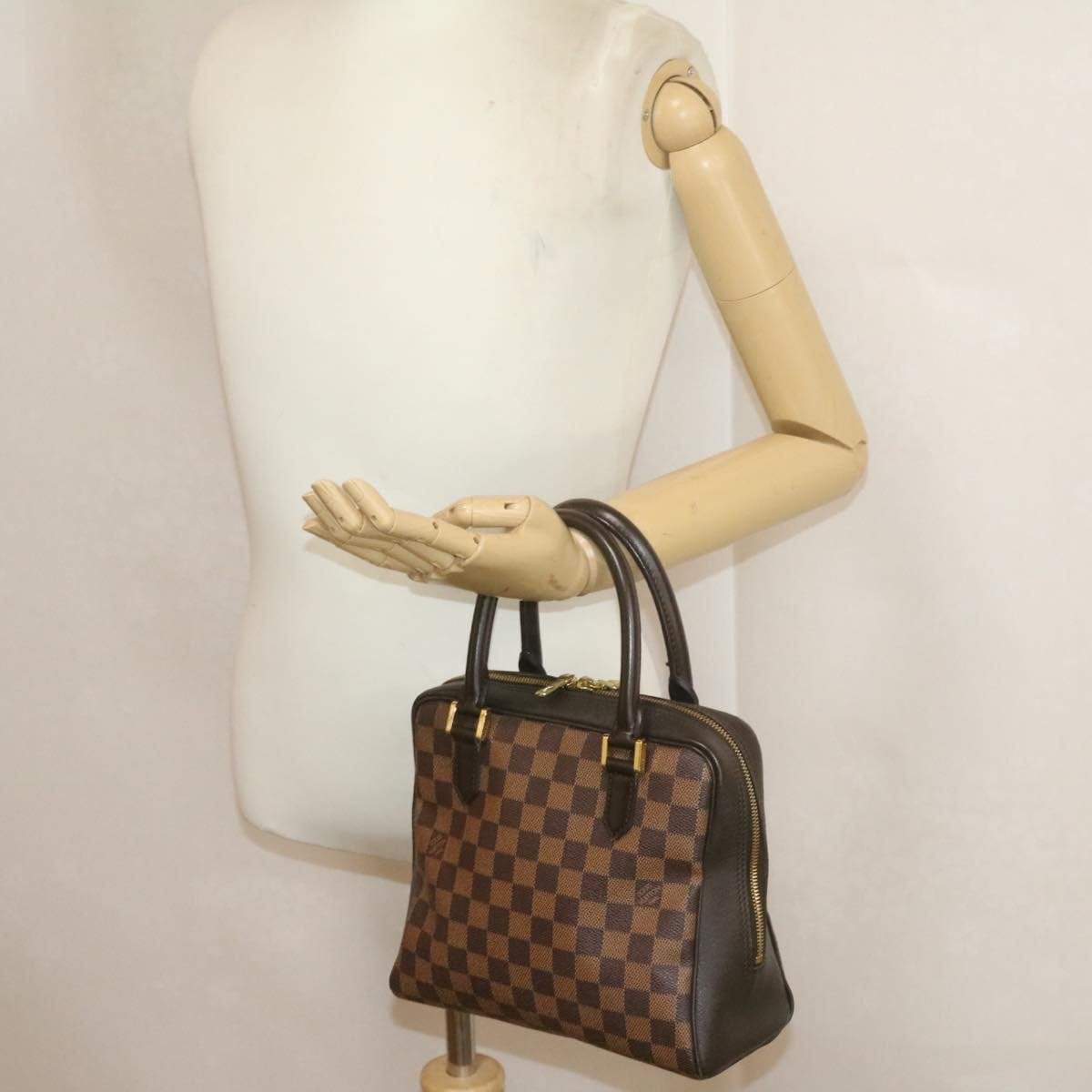 Louis Vuitton LOUIS VUITTON Damier Ebene Brera Hand Bag VI0978 MW1786