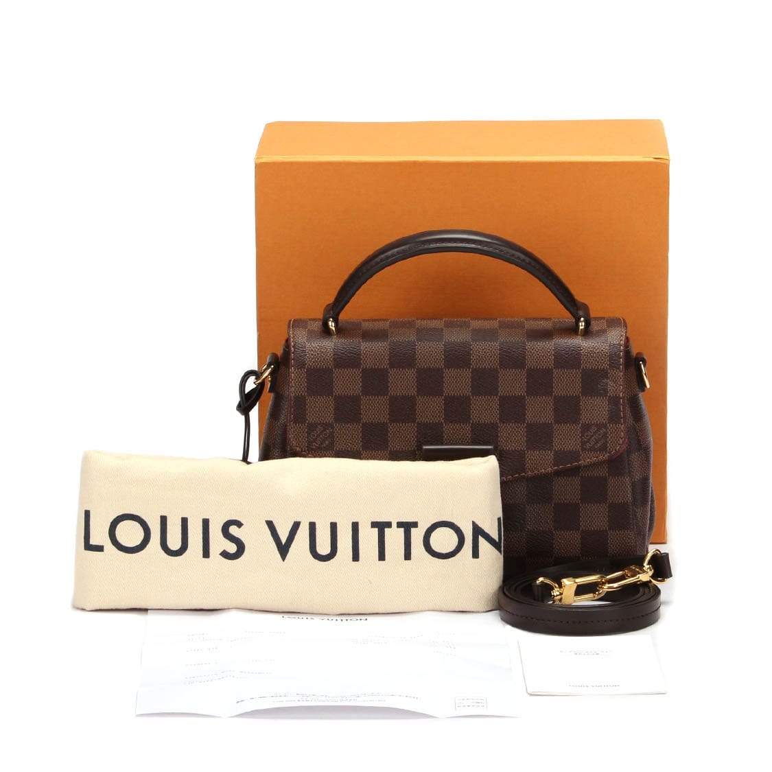 Louis Vuitton Louis Vuitton Damier Ebene Croisette RJL1224