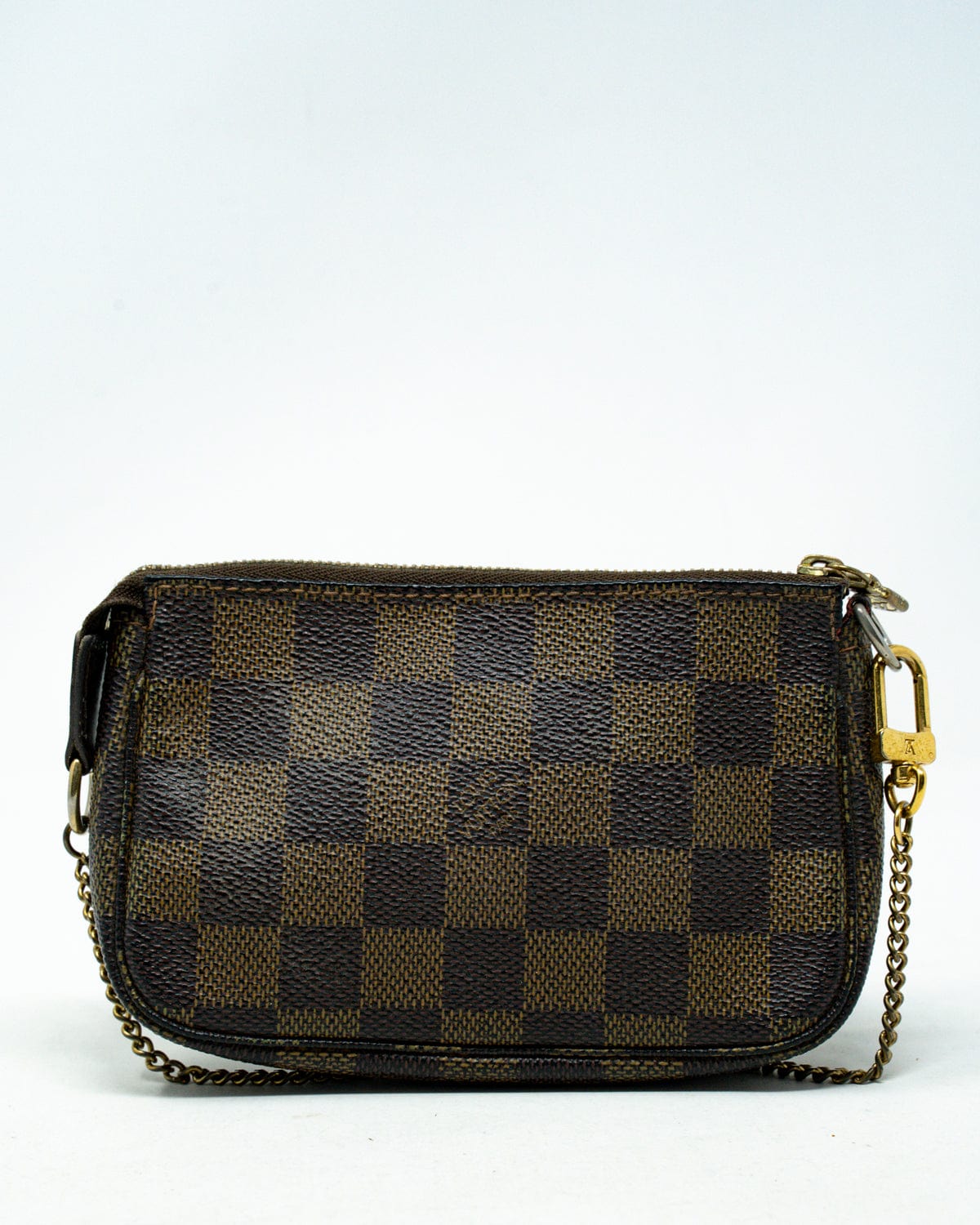 Louis Vuitton LOUIS VUITTON Damier Ebene Mini Pouch Bag - AWL3181