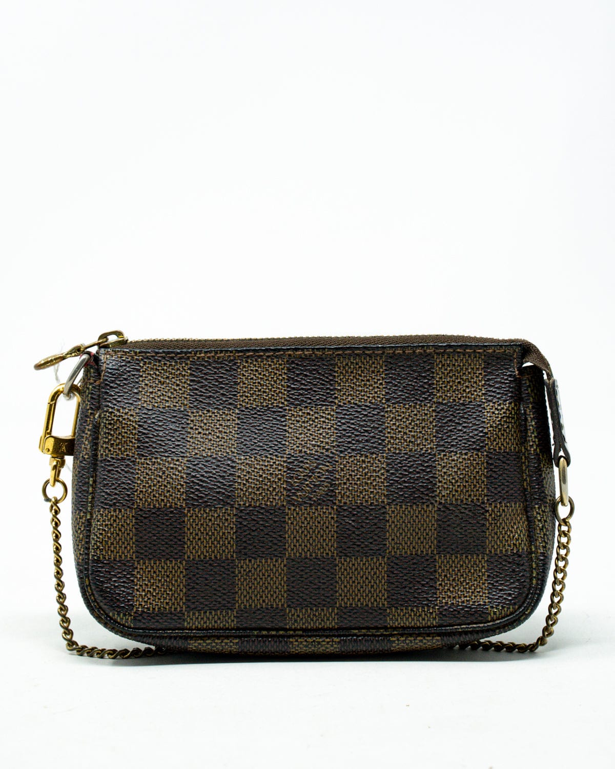 Louis Vuitton LOUIS VUITTON Damier Ebene Mini Pouch Bag - AWL3181