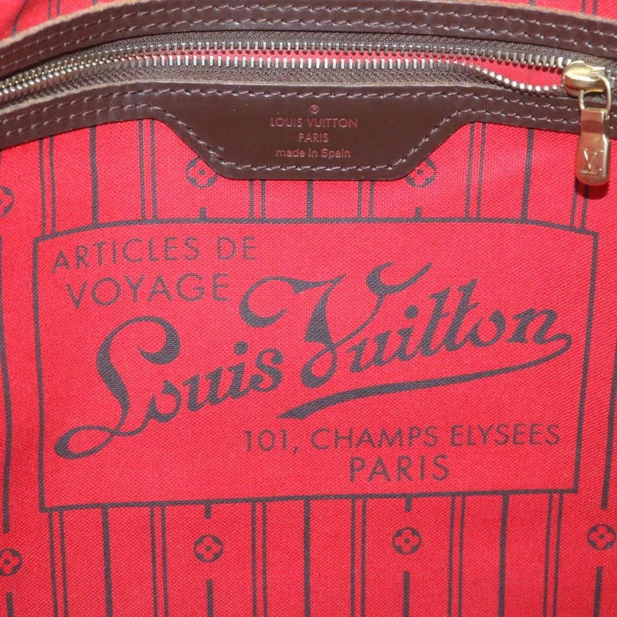 Louis Vuitton Louis Vuitton Damier Ebene Neverfull MM