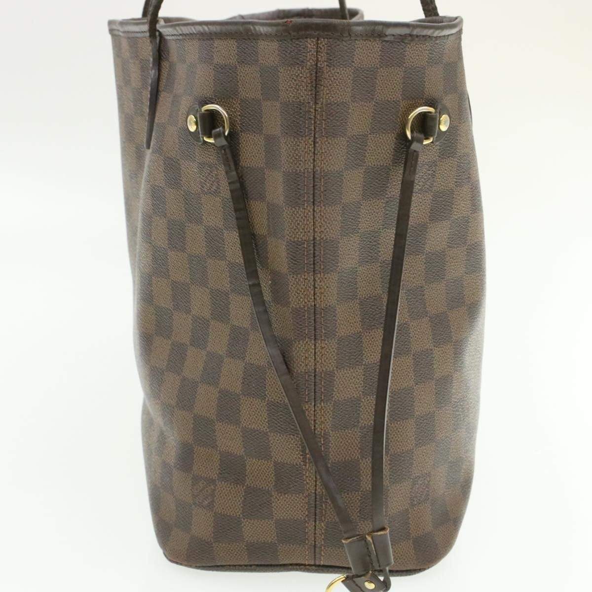 Louis Vuitton LOUIS VUITTON Damier Ebene Neverfull MM Tote Bag LV AR1151