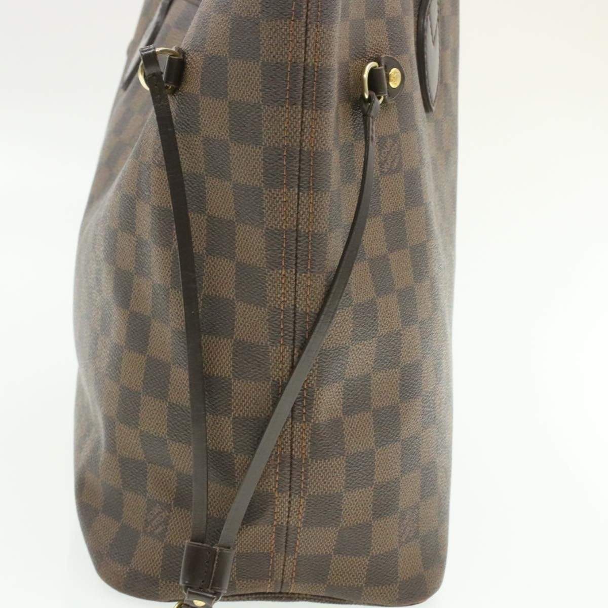 Louis Vuitton LOUIS VUITTON Damier Ebene Neverfull MM Tote Bag LV  CA3009