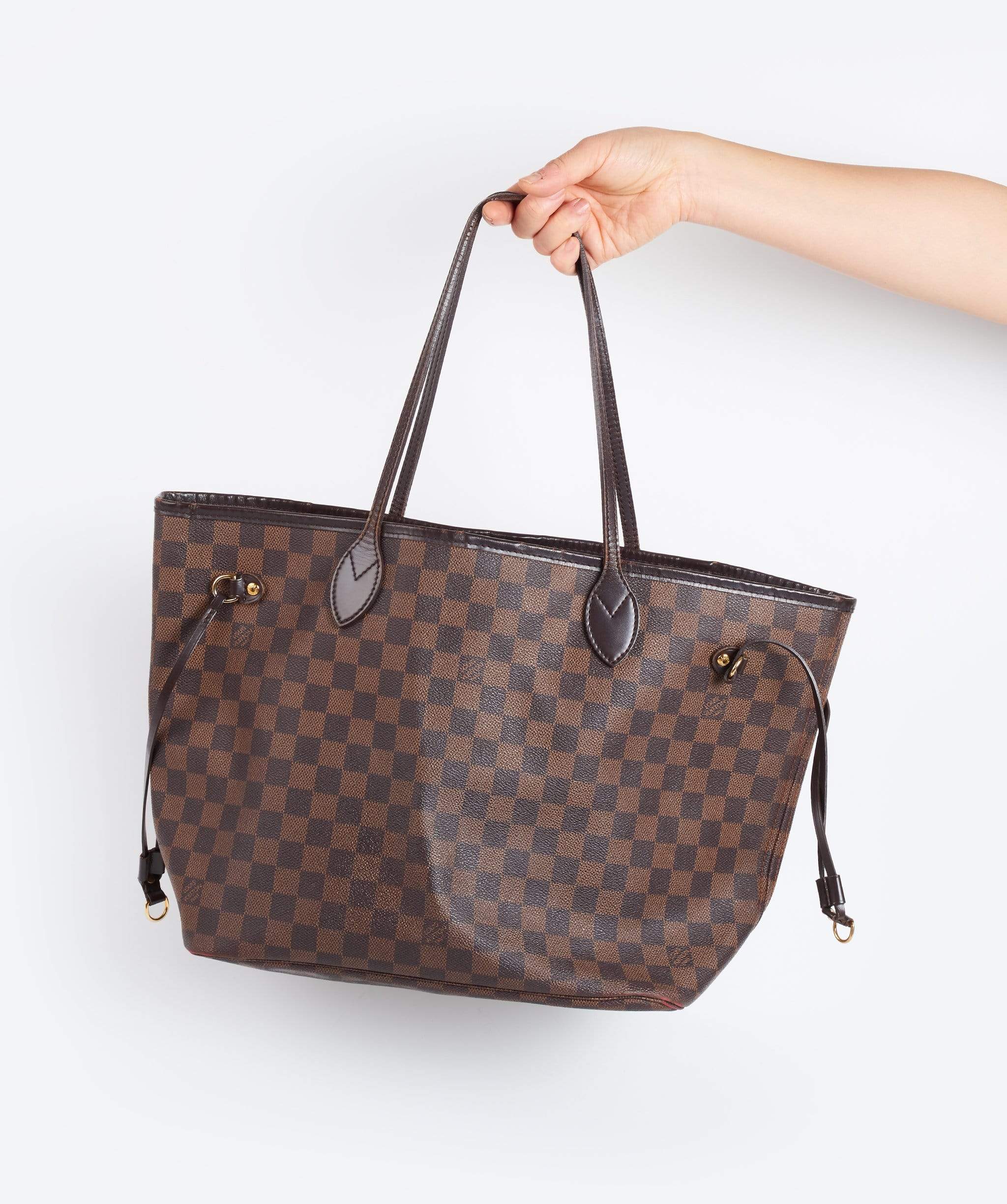 Louis Vuitton LOUIS VUITTON Damier Ebene Neverfull MM Tote Bag LV  CA3009