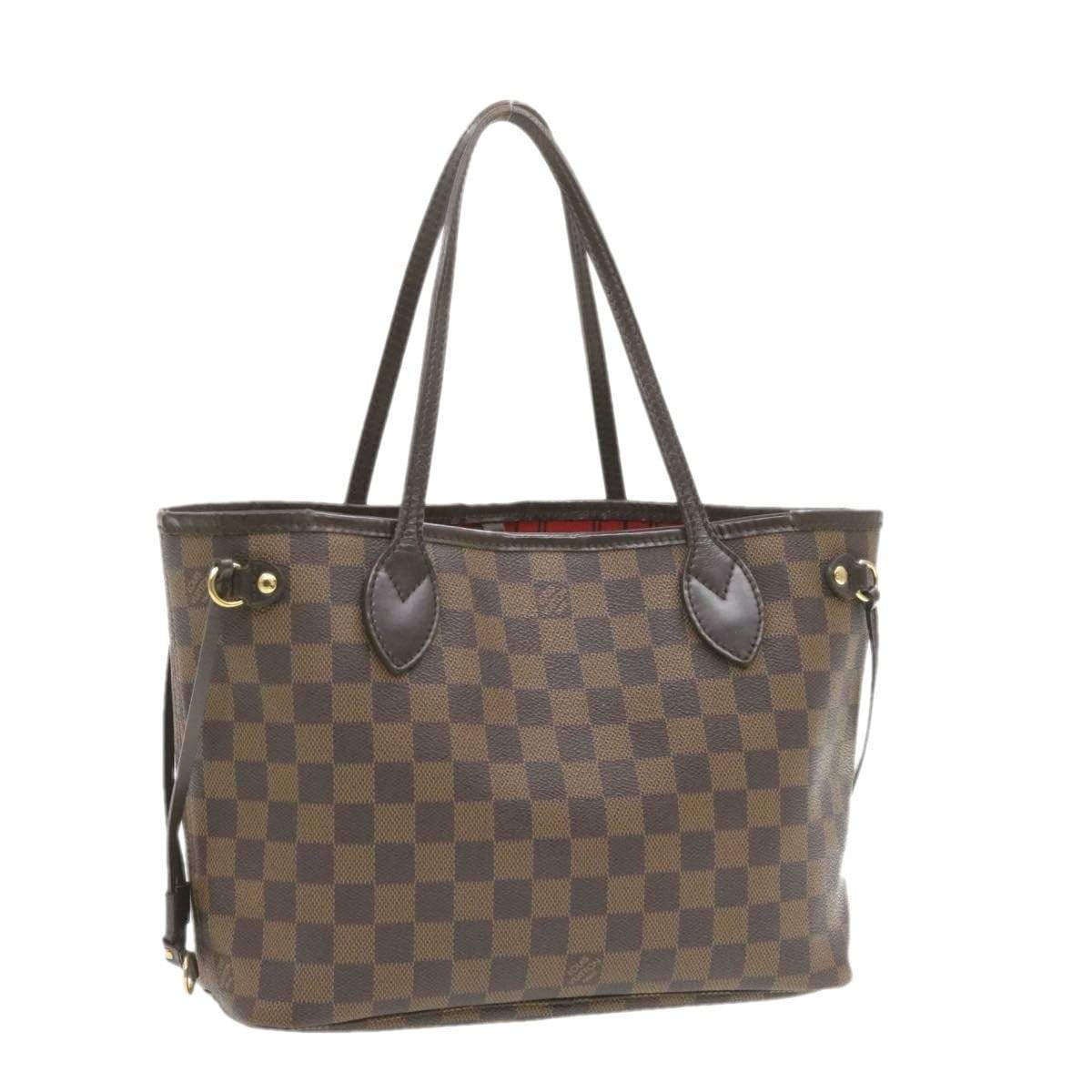 Louis Vuitton LOUIS VUITTON Damier Ebene Neverfull PM Tote Bag MB2131