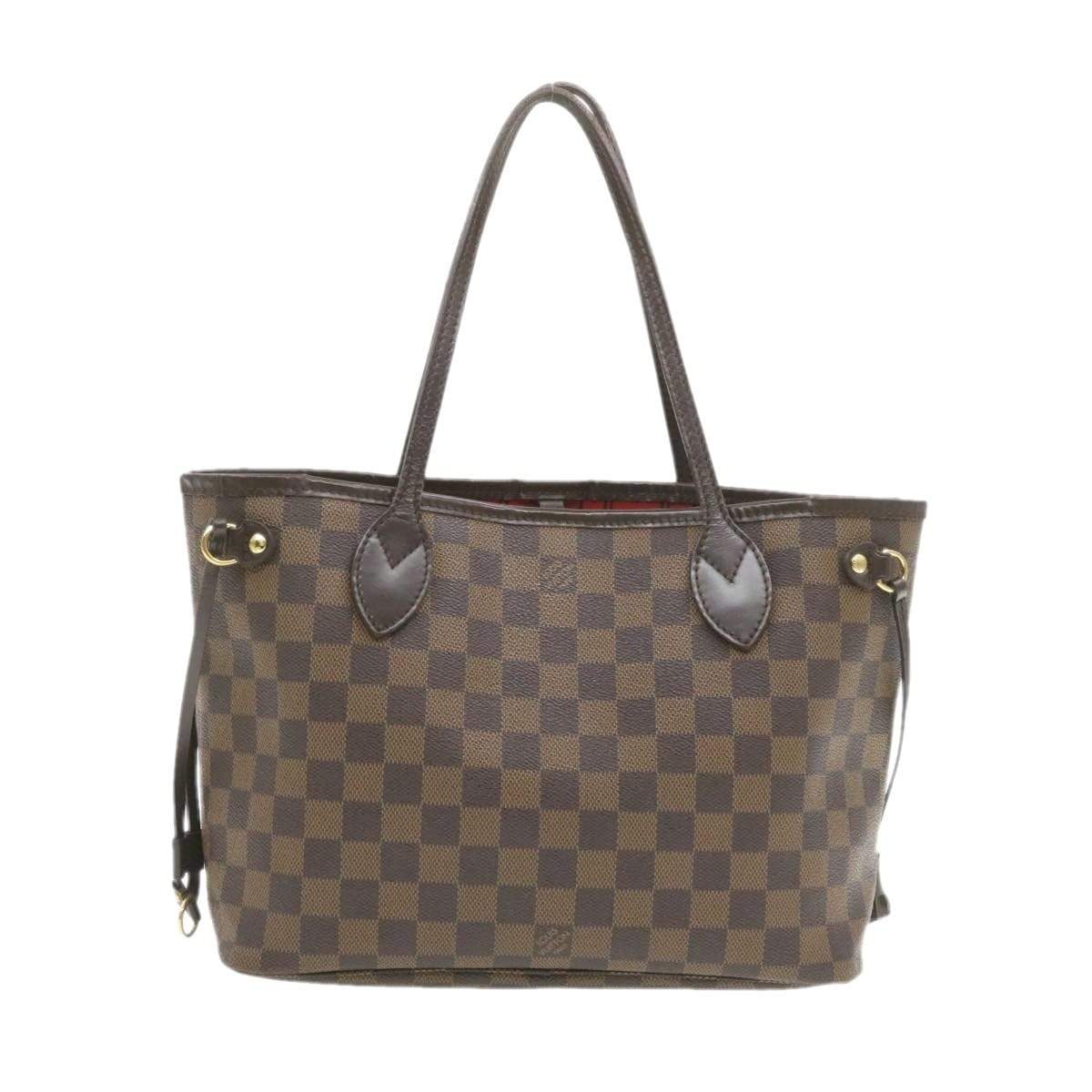 Louis Vuitton LOUIS VUITTON Damier Ebene Neverfull PM Tote Bag MB2131