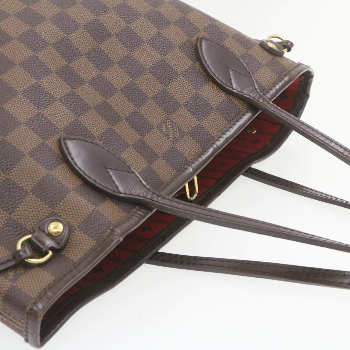 Louis Vuitton LOUIS VUITTON Damier Ebene Neverfull PM Tote Bag MB2131