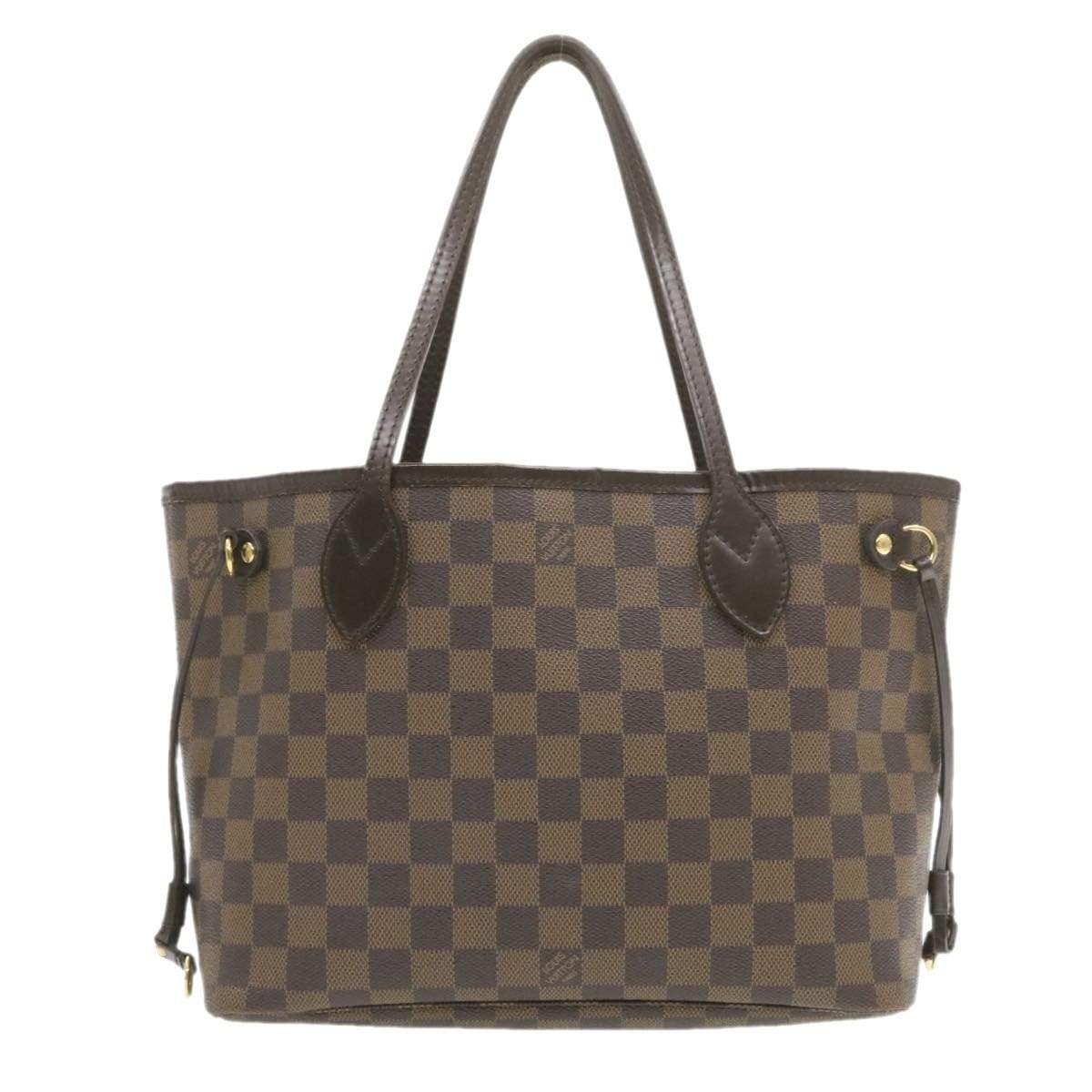 Louis Vuitton LOUIS VUITTON Damier Ebene Neverfull PM Tote Bag MB2131