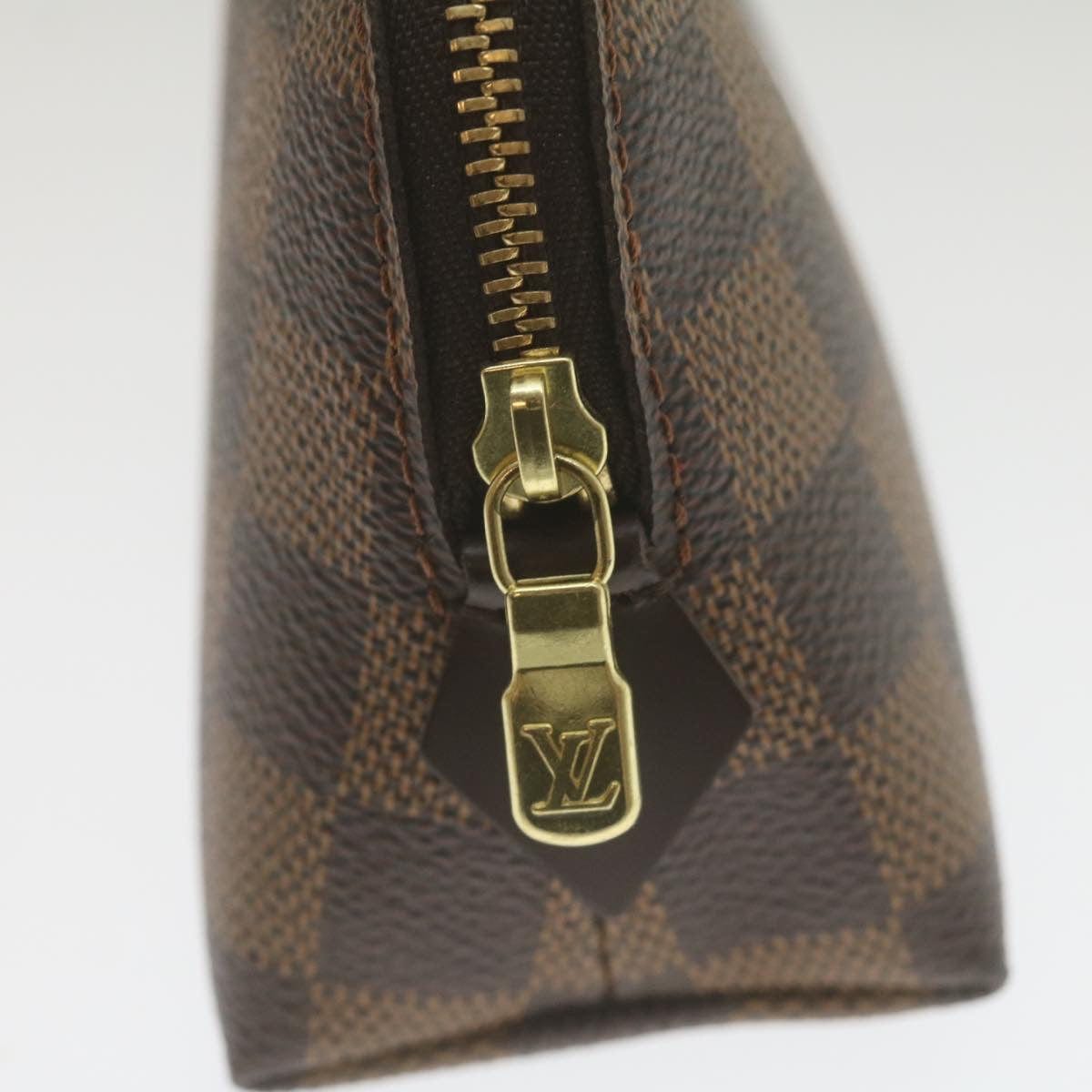 Louis Vuitton Louis Vuitton Damier Ebene Pochette Cosmetic PM Pouch UIC1040