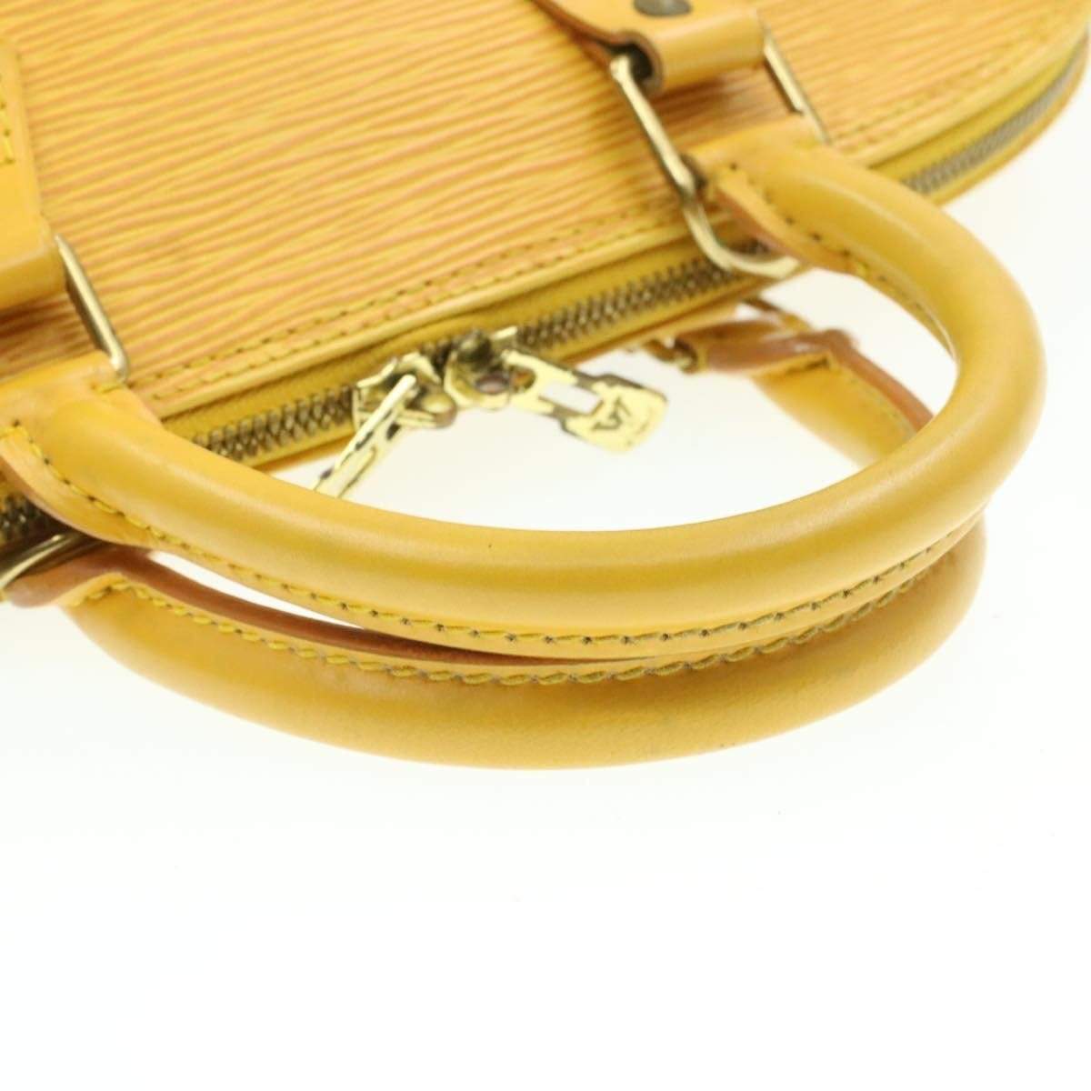 Louis Vuitton LOUIS VUITTON Epi Alma Hand Bag Yellow