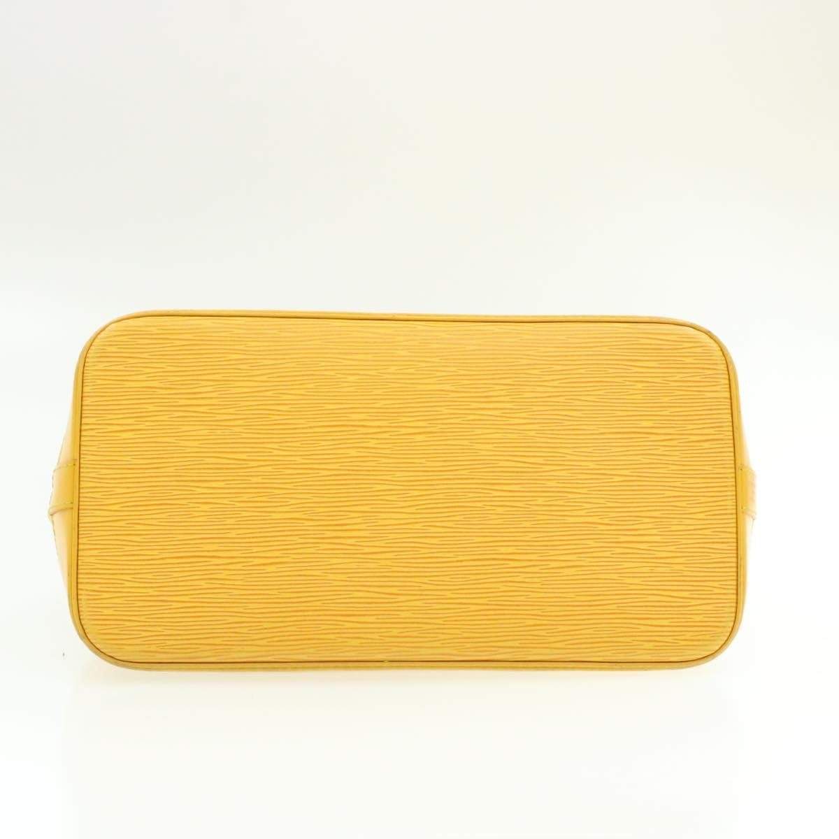 Louis Vuitton LOUIS VUITTON Epi Alma Hand Bag Yellow