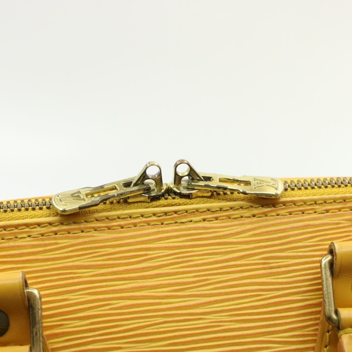 Louis Vuitton LOUIS VUITTON Epi Alma Hand Bag Yellow