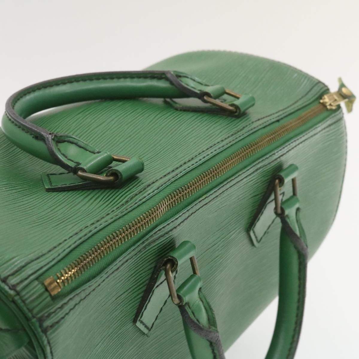 Louis Vuitton Louis Vuitton Epi Green Speedy 30