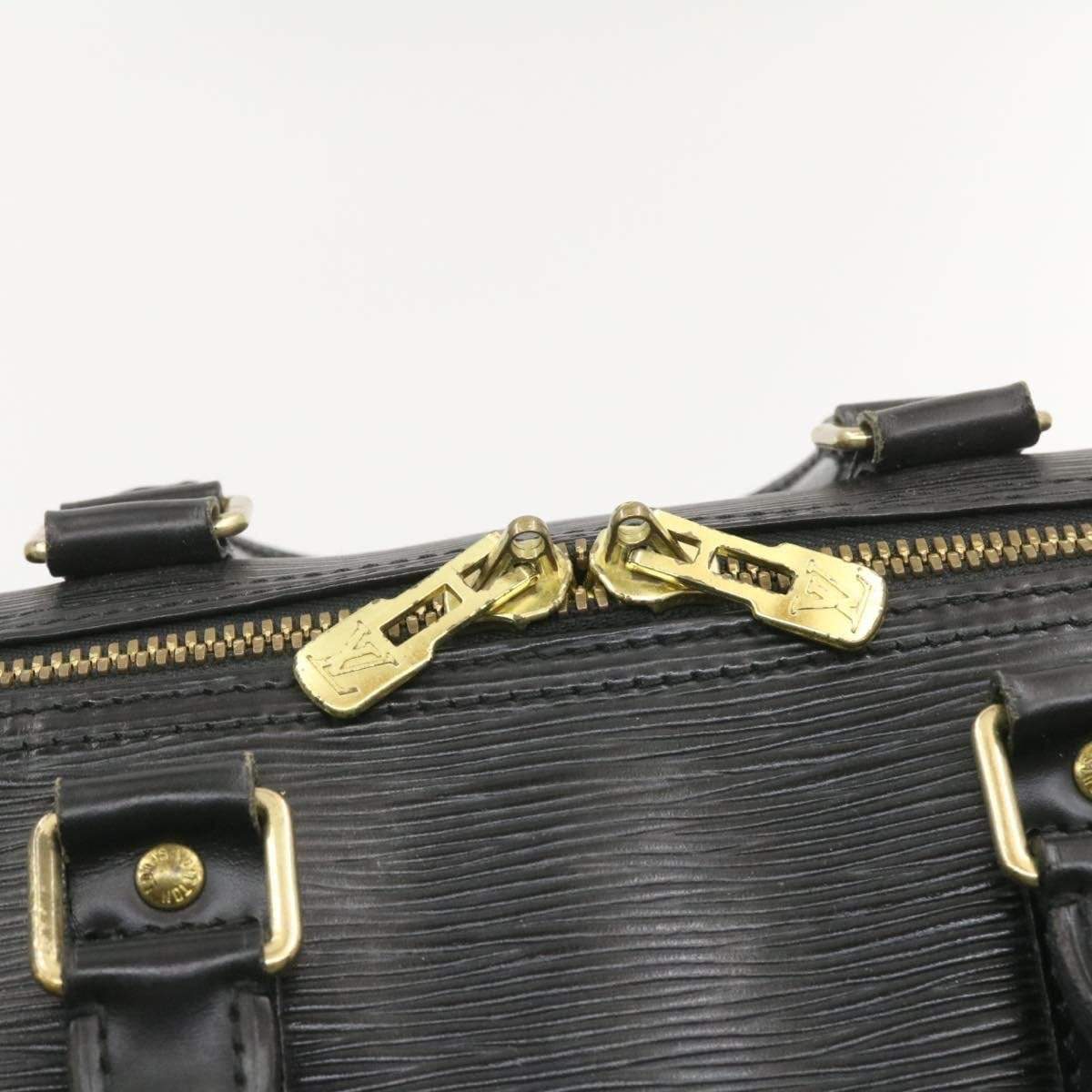 Louis Vuitton LOUIS VUITTON Epi Keepall 45 Boston Bag Black VI1914