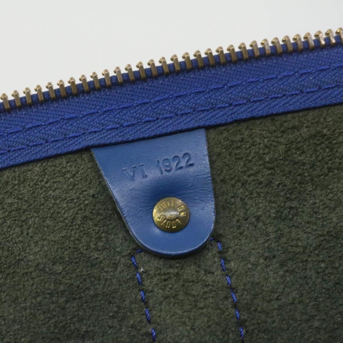 Louis Vuitton LOUIS VUITTON Epi Keepall 55 Boston Bag Blue AWL1070