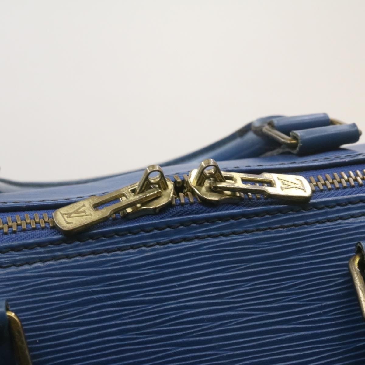 Louis Vuitton LOUIS VUITTON Epi Keepall 55 Boston Bag Blue VI1920