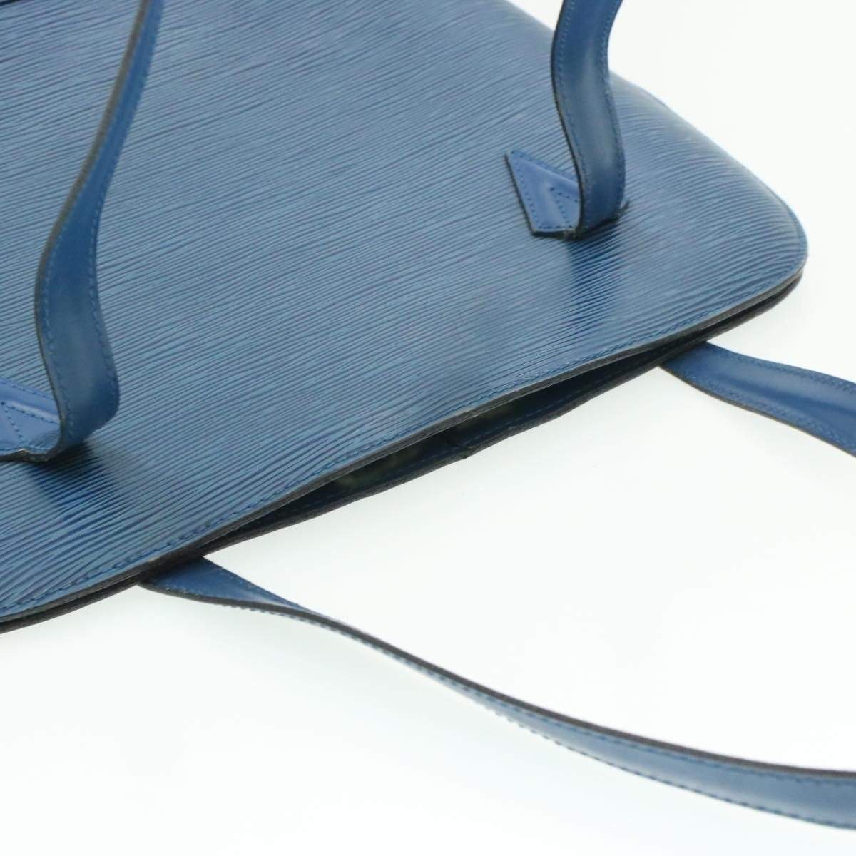 Louis Vuitton LOUIS VUITTON Epi Lussac Shoulder Bag Toledo Blue LV VI0965