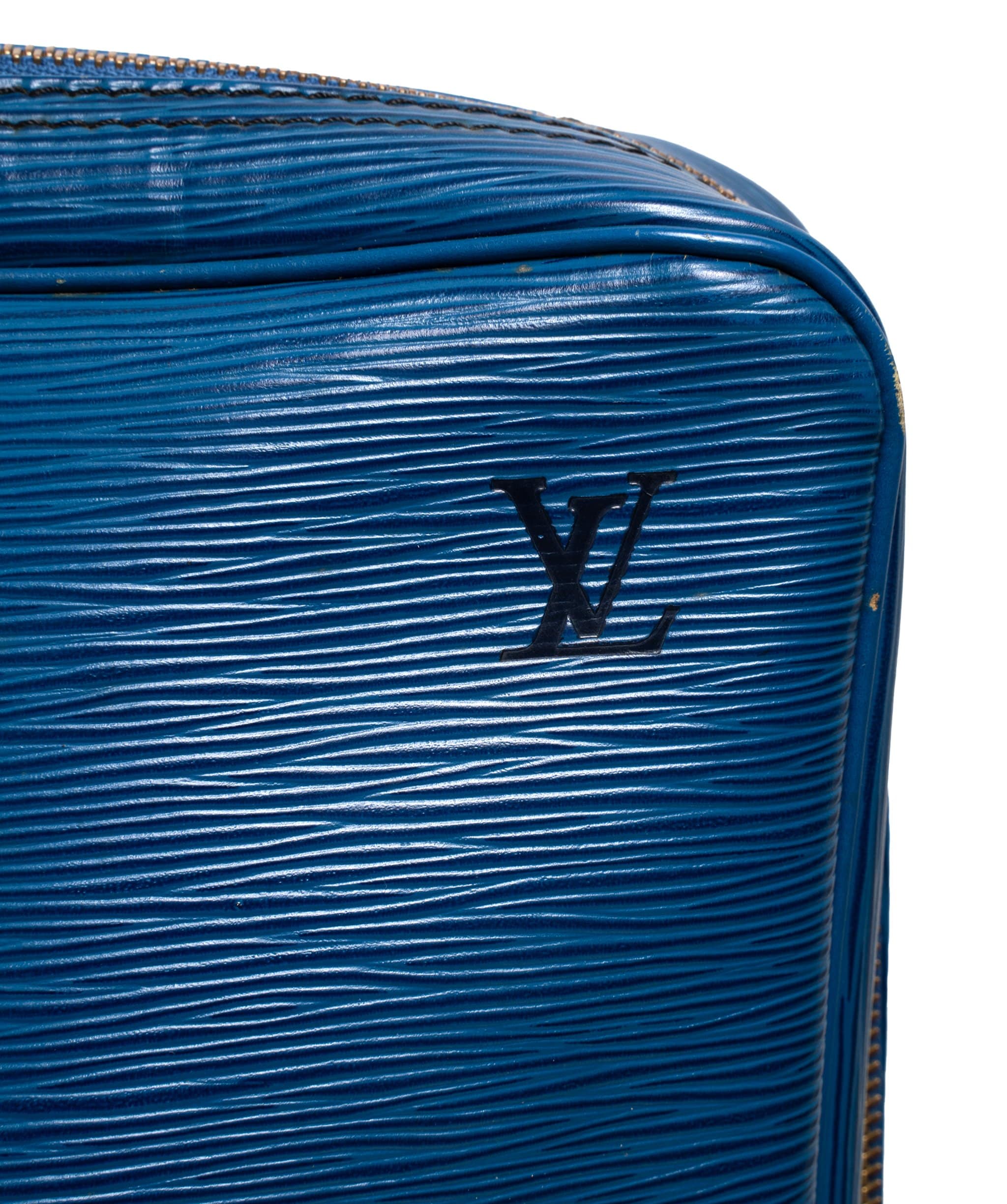 Louis Vuitton Louis Vuitton Epi Porte Documents Voyage Hand Bag in Toledo Blue VI1901 NW3873