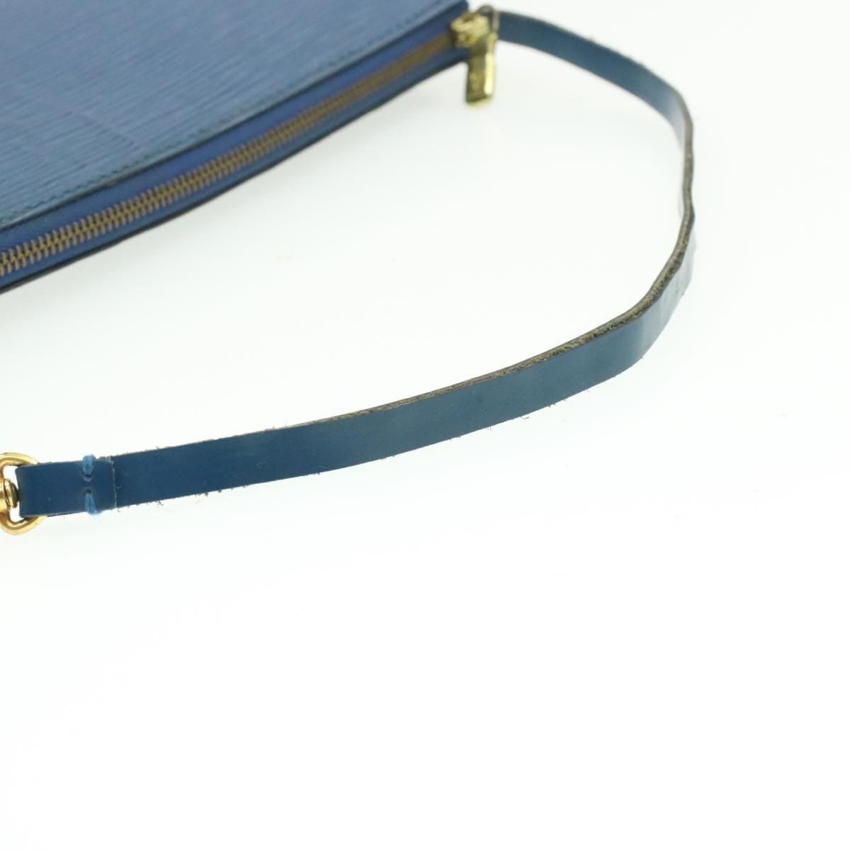 Louis Vuitton LOUIS VUITTON Epi Toledo Blue Pochette AR0954