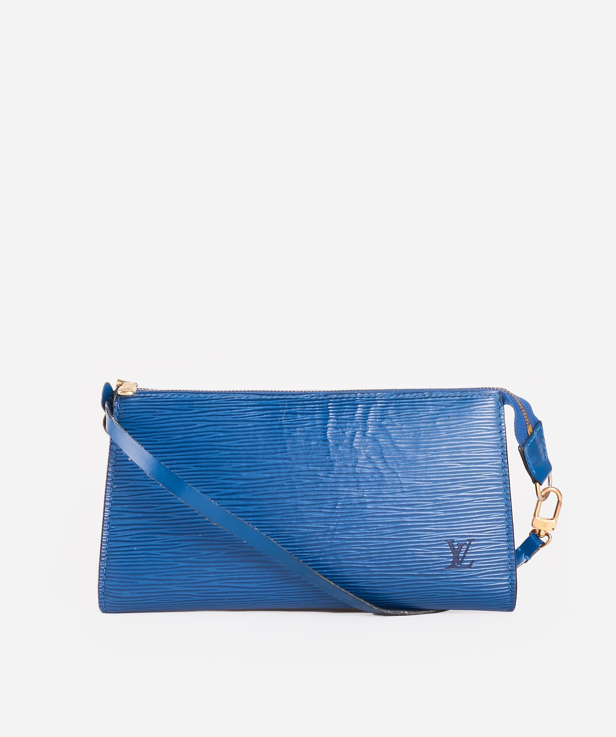 Louis Vuitton LOUIS VUITTON Epi Toledo Blue Pochette AR0954