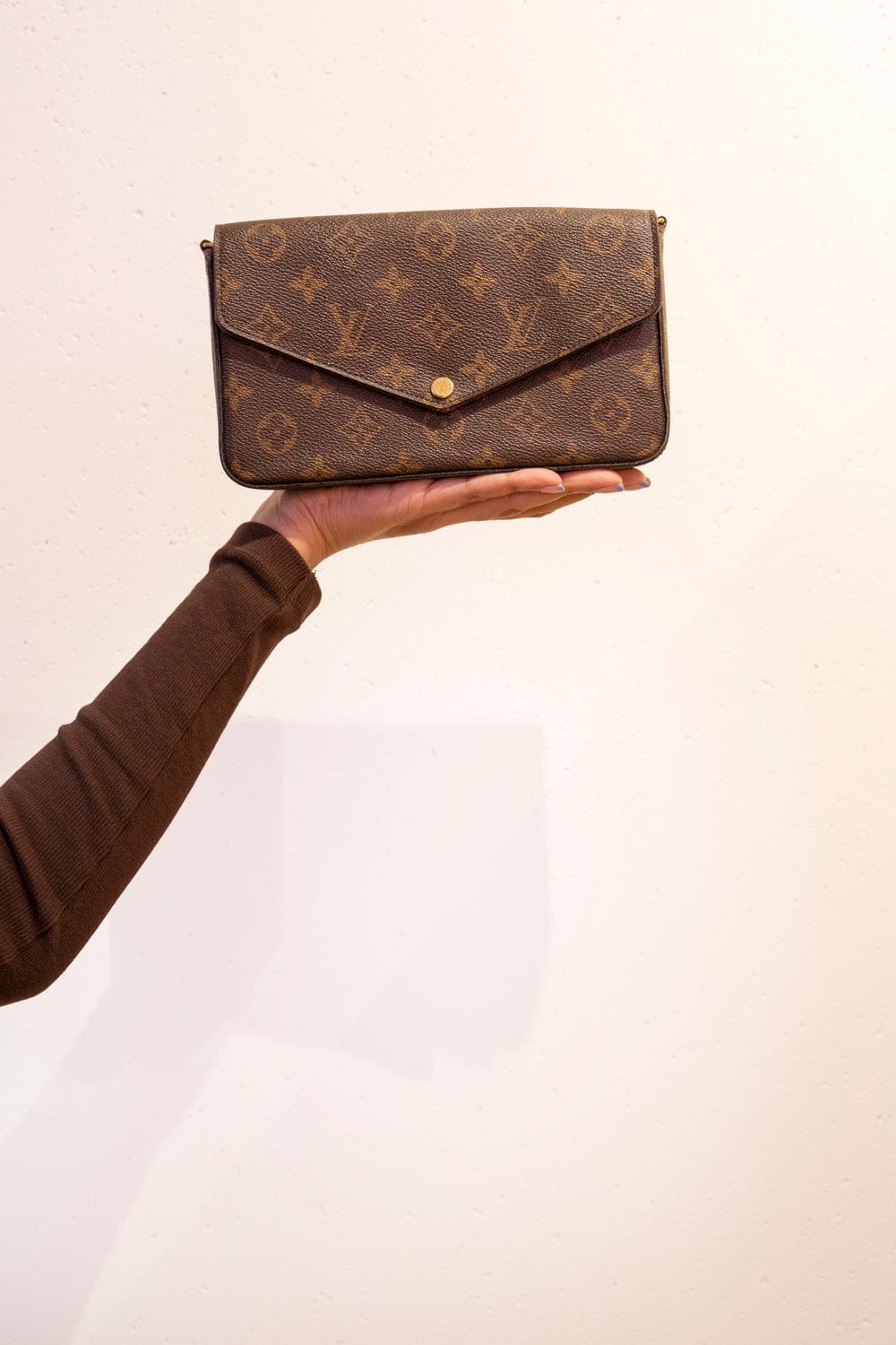 Louis Vuitton Louis Vuitton Felice Monogram Pochette RJL1371