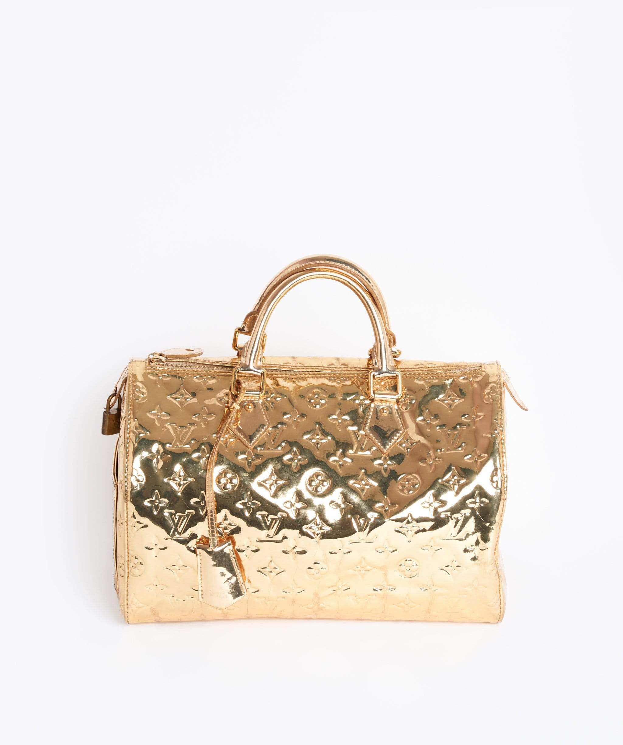 Louis Vuitton Louis Vuitton Gold Mirror Speedy 30 SP1016