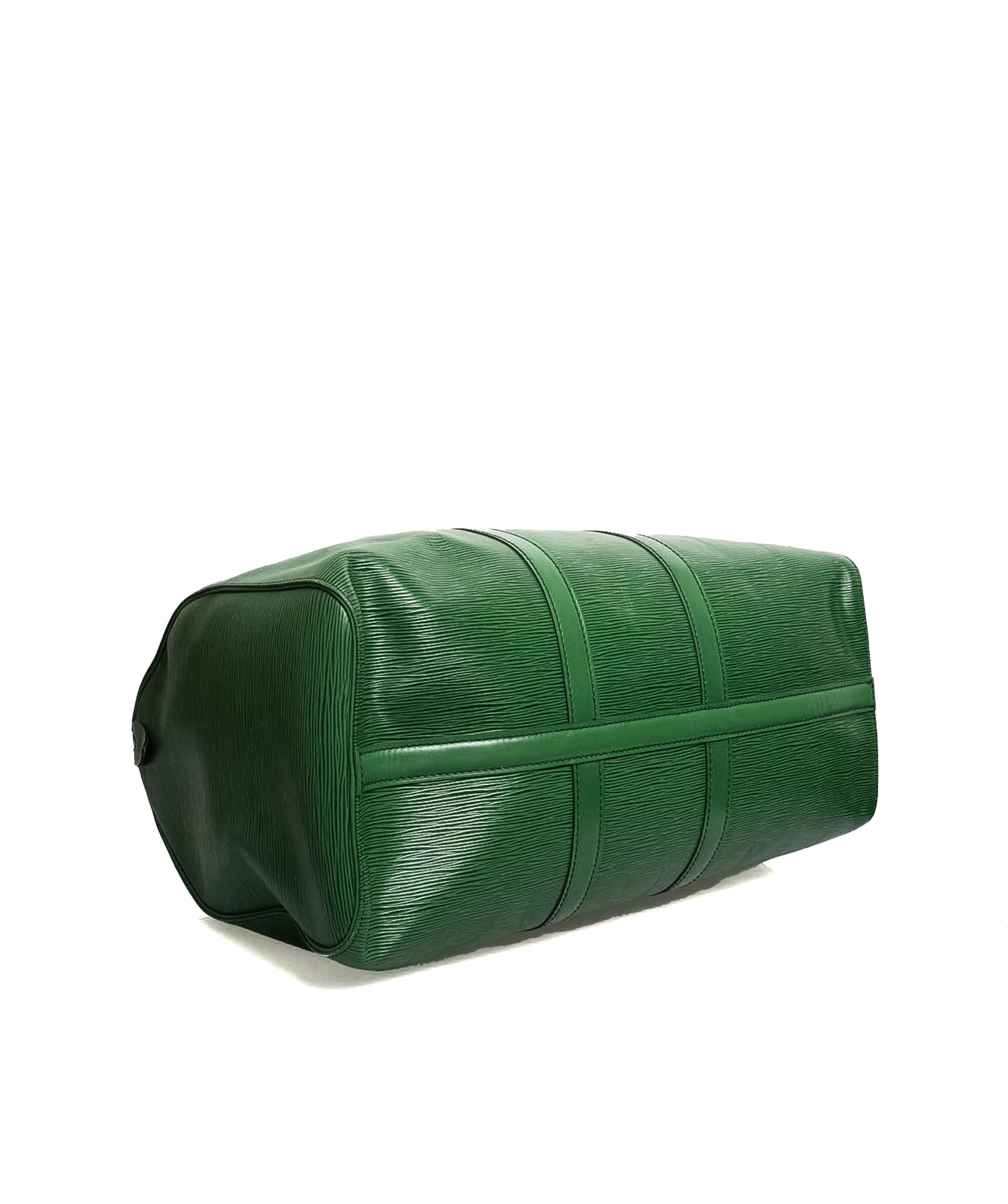 Louis Vuitton Louis Vuitton Green Epi Leather Keepall 45 - AWL2009