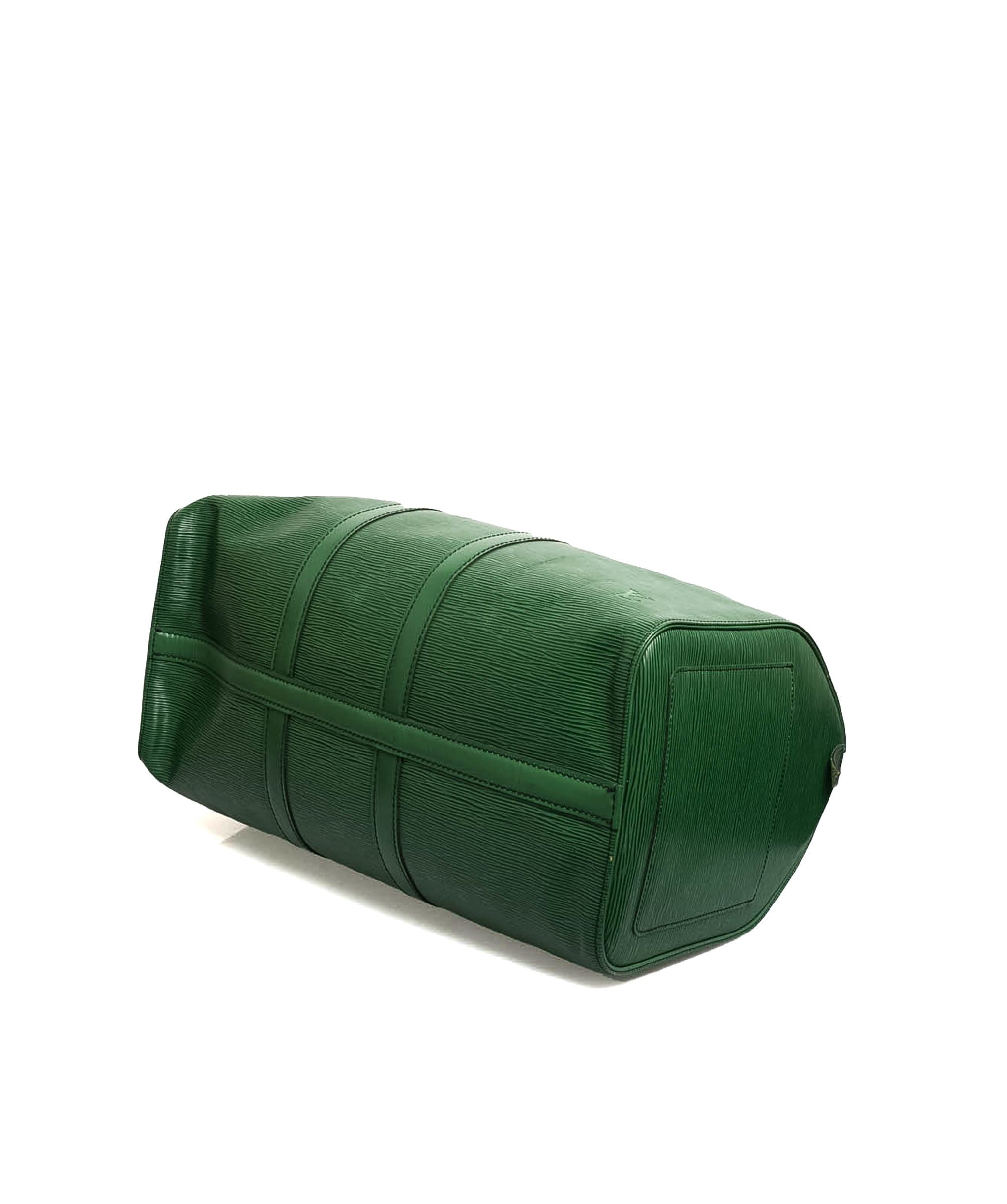 Louis Vuitton Louis Vuitton Green Epi Leather Keepall 45 - AWL2009